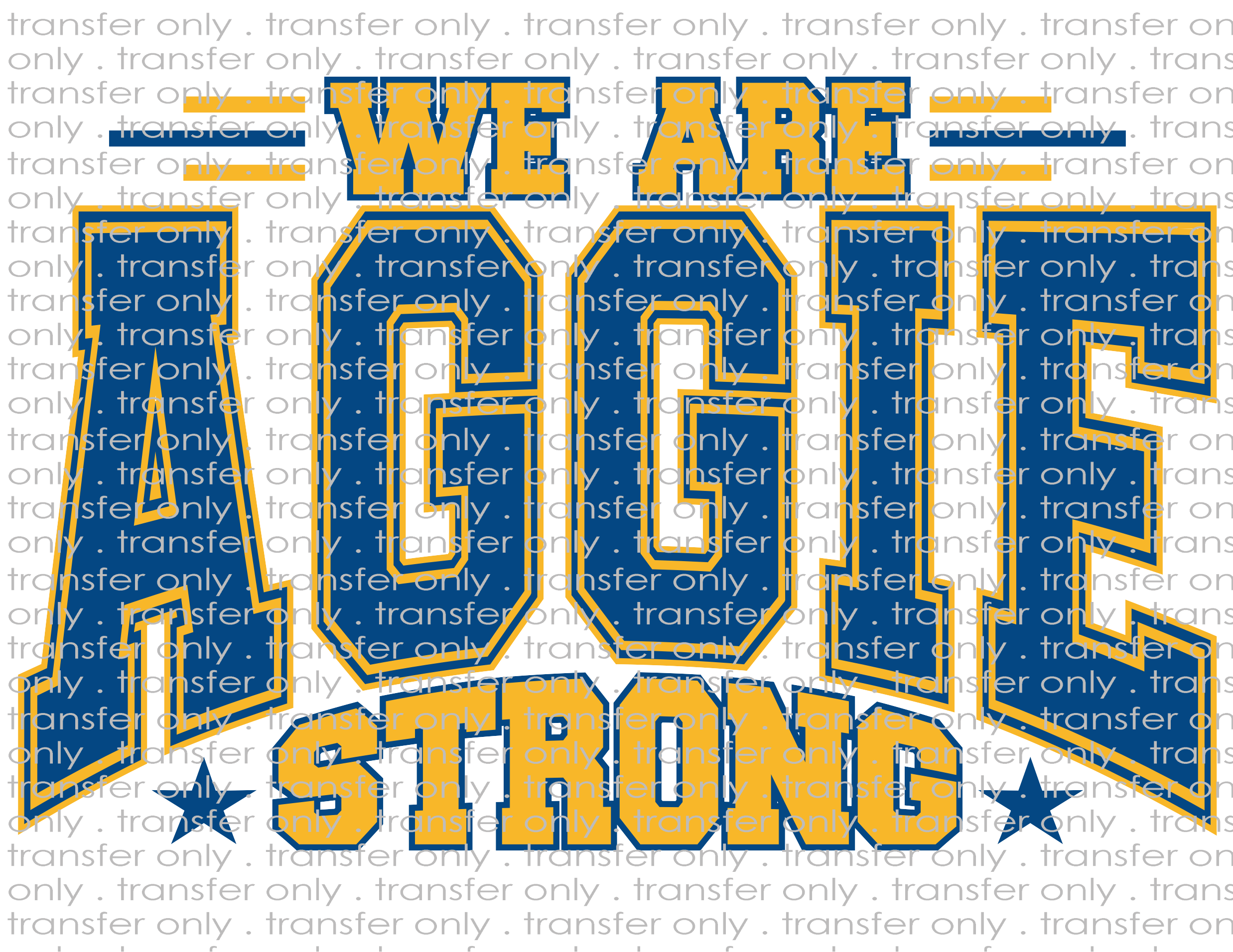 College - Waterslide, Sublimation Transfers