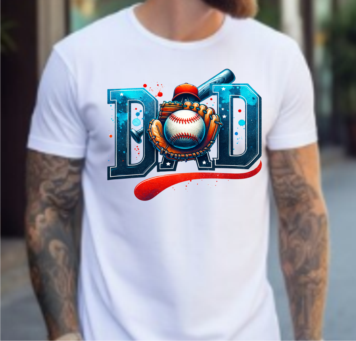 Baseball Dad - DTF Transfer