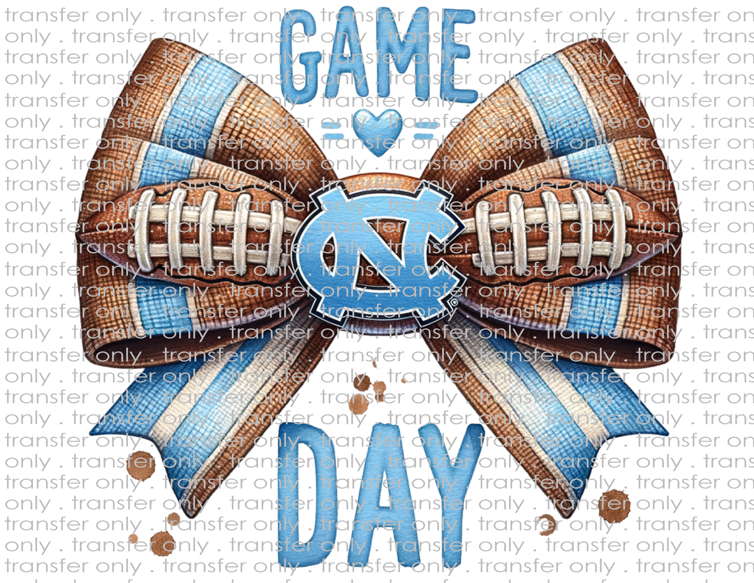 College - Waterslide, Sublimation Transfers