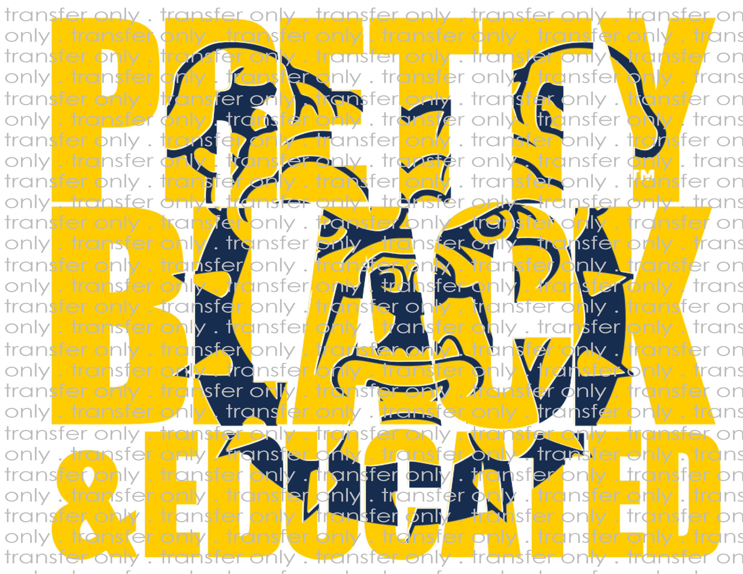 College - Waterslide, Sublimation Transfers