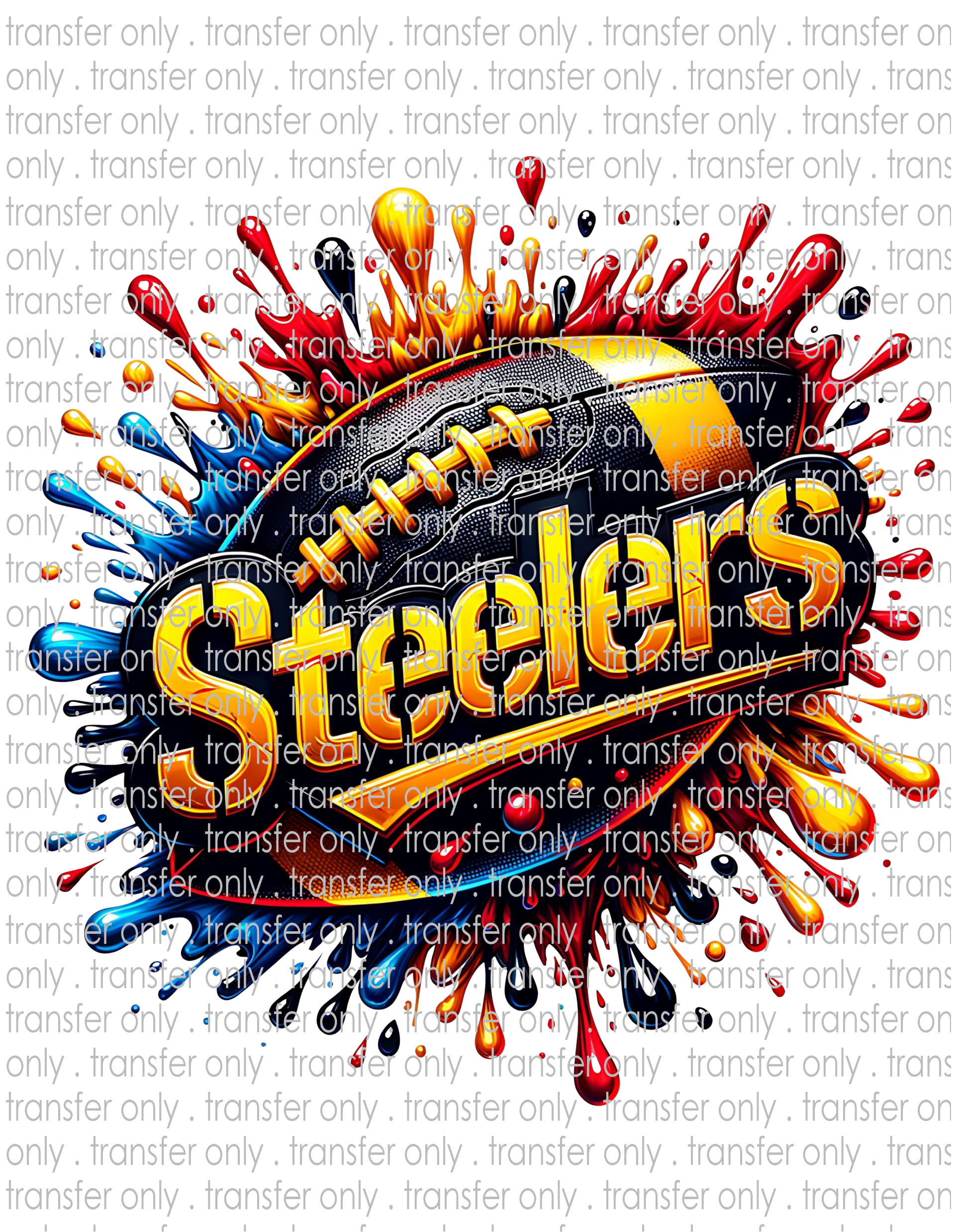 Pro Team - Waterslide, Sublimation Transfers