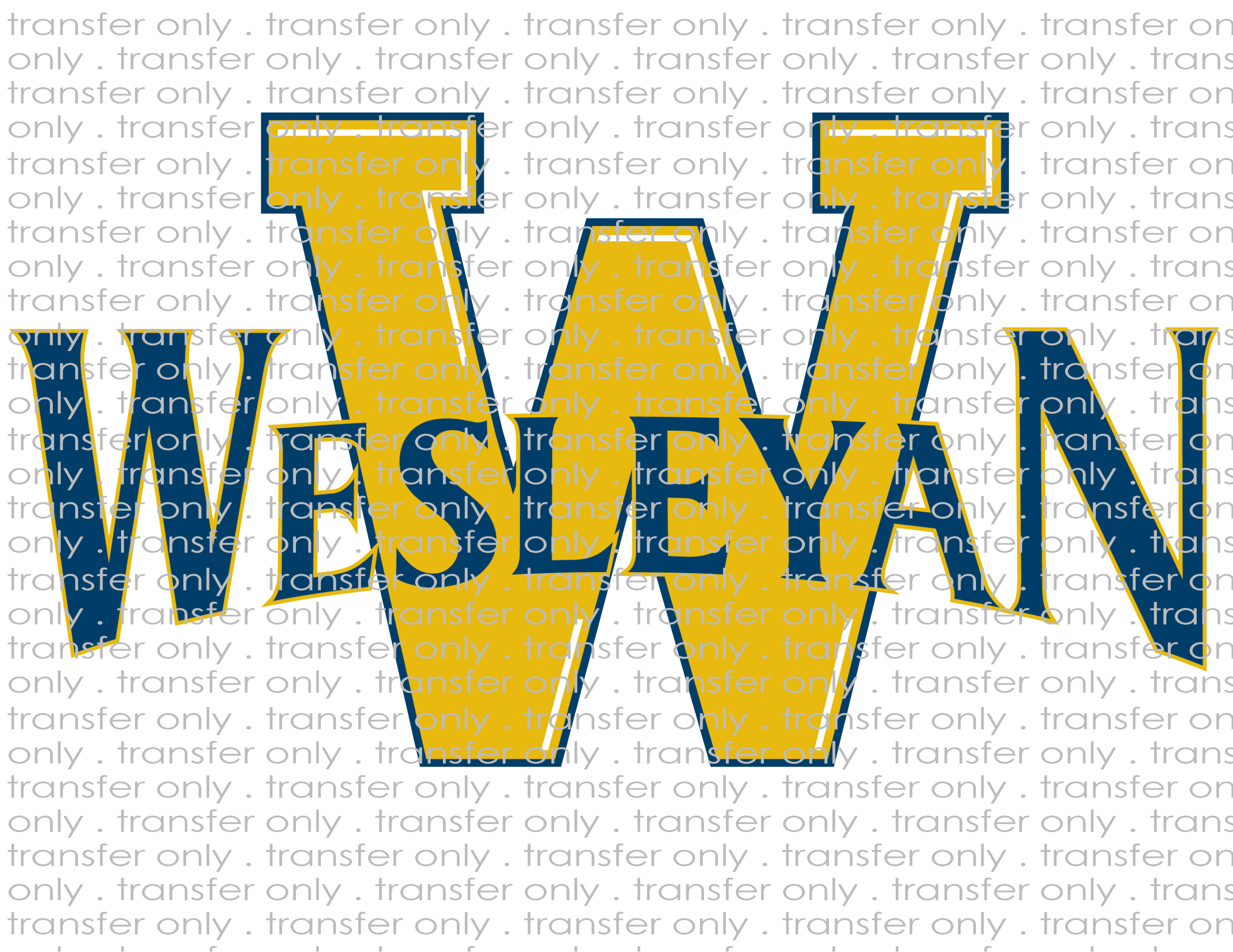 College - Waterslide, Sublimation Transfers