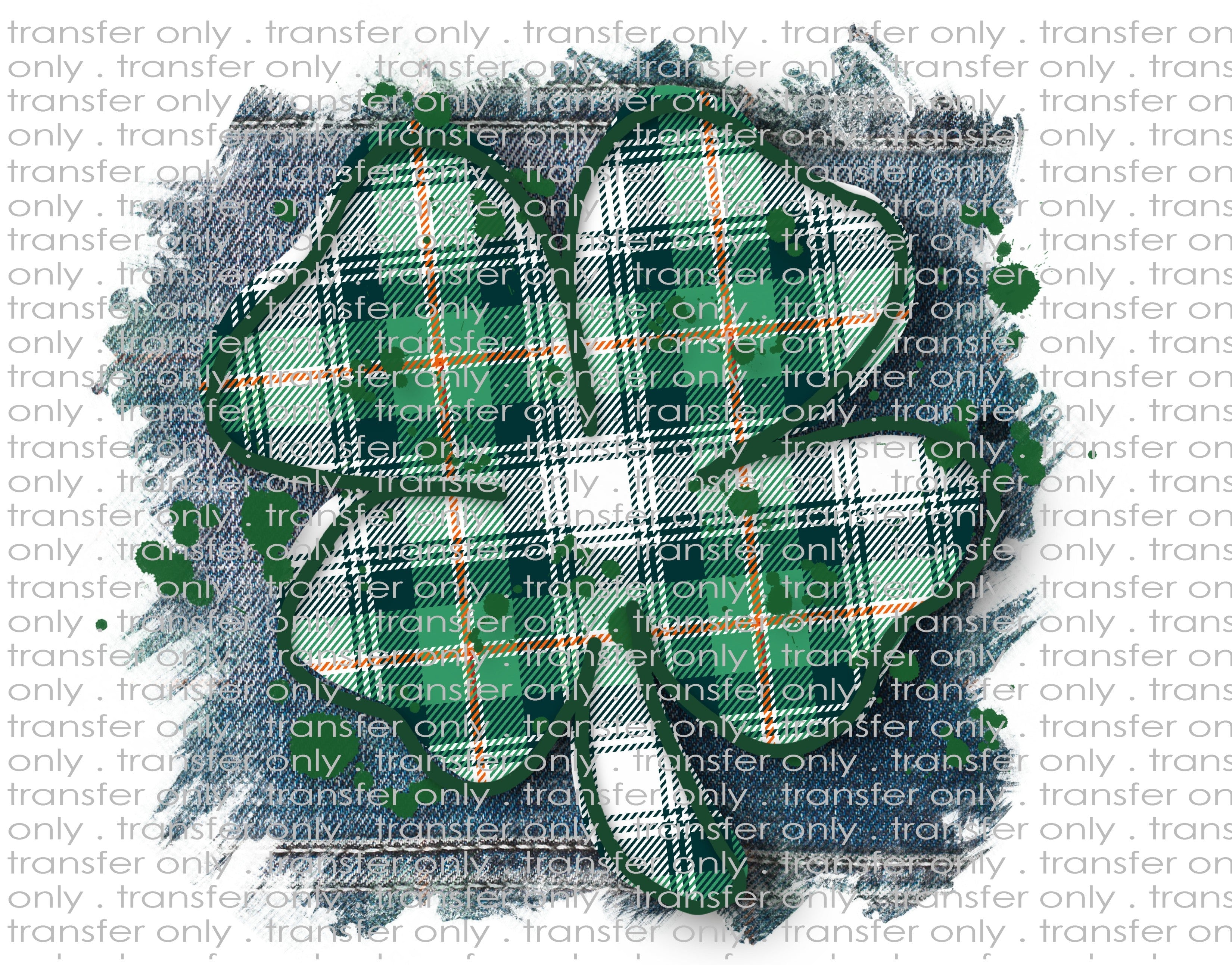 St. Patrick's Day Clover - Waterslide, Sublimation