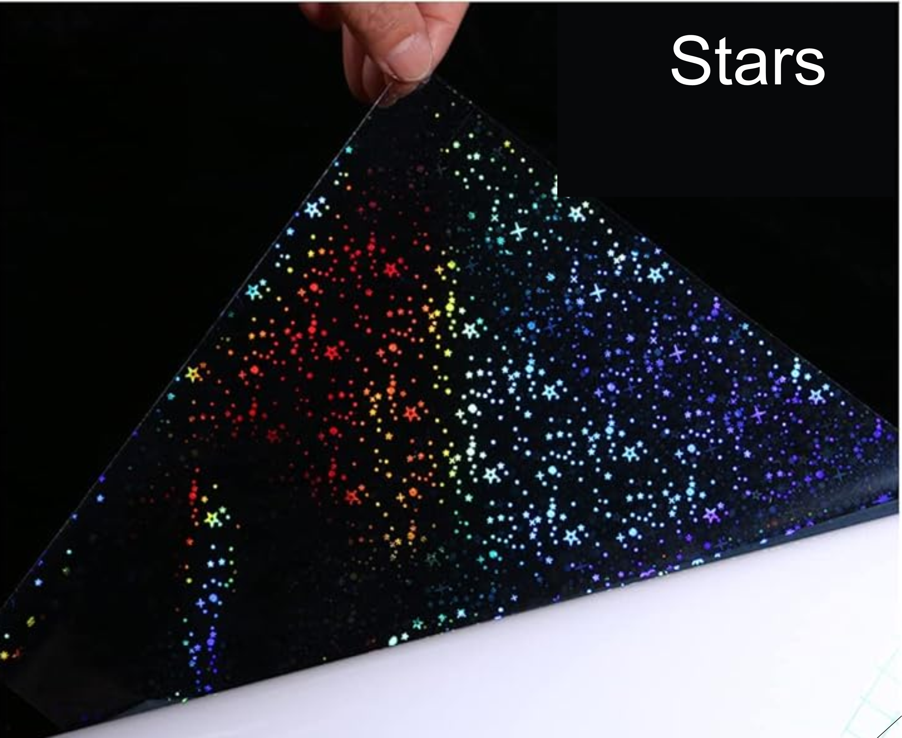 Clear & Holographic - Laminate Film Overlay Sheet