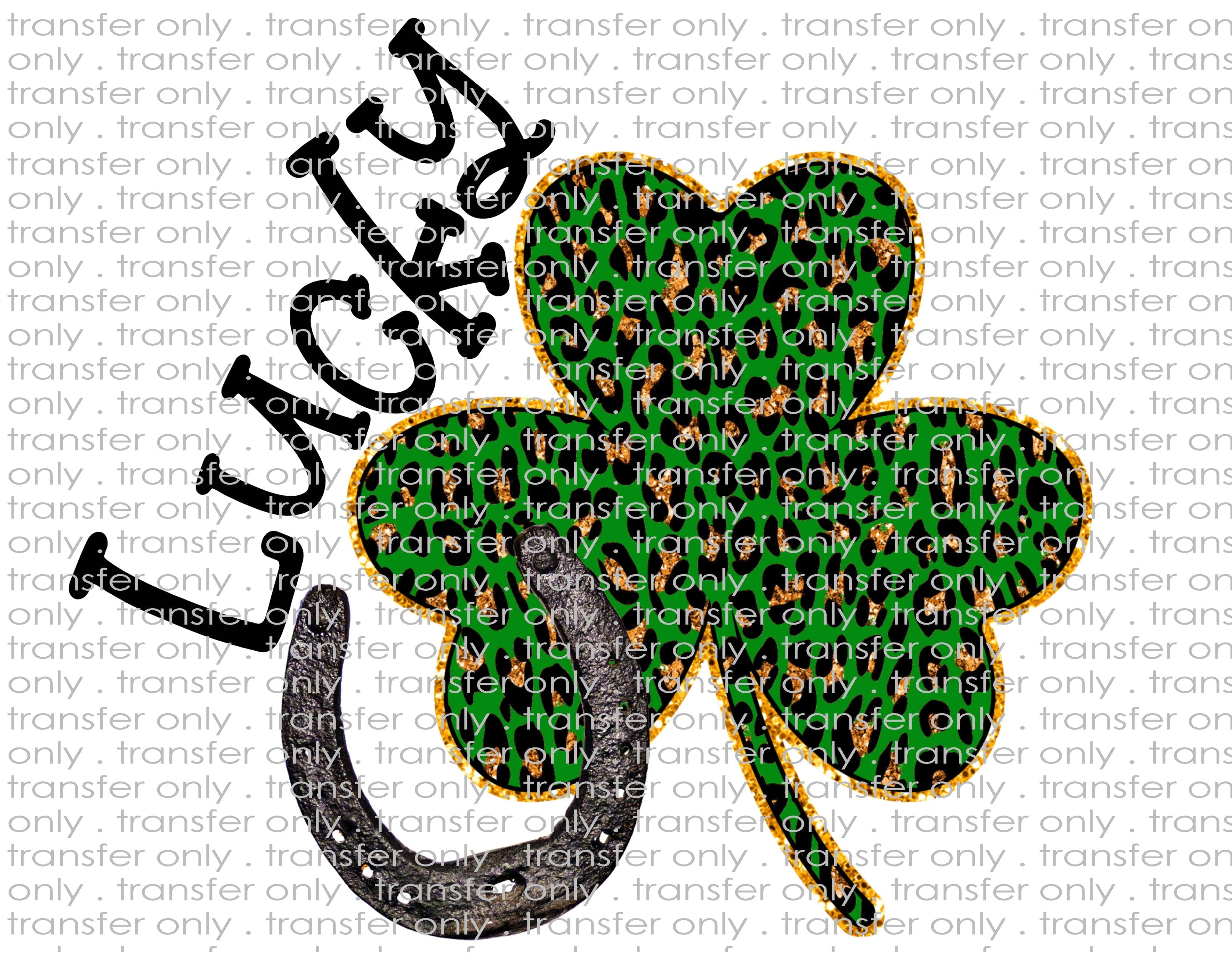 Lucky Shamrock - Waterslide, Sublimation Transfers