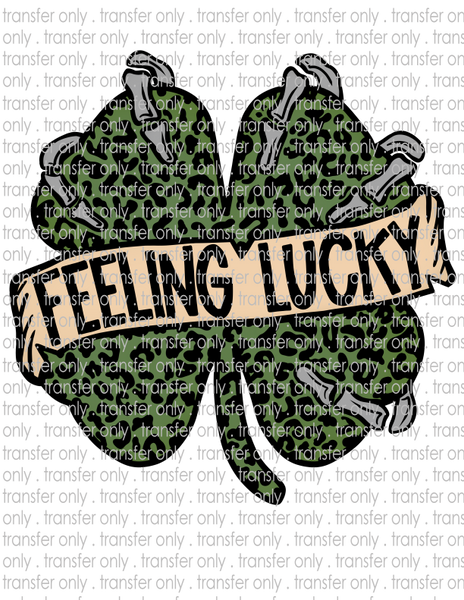 Feeling Lucky - Waterslide, Sublimation Transfers