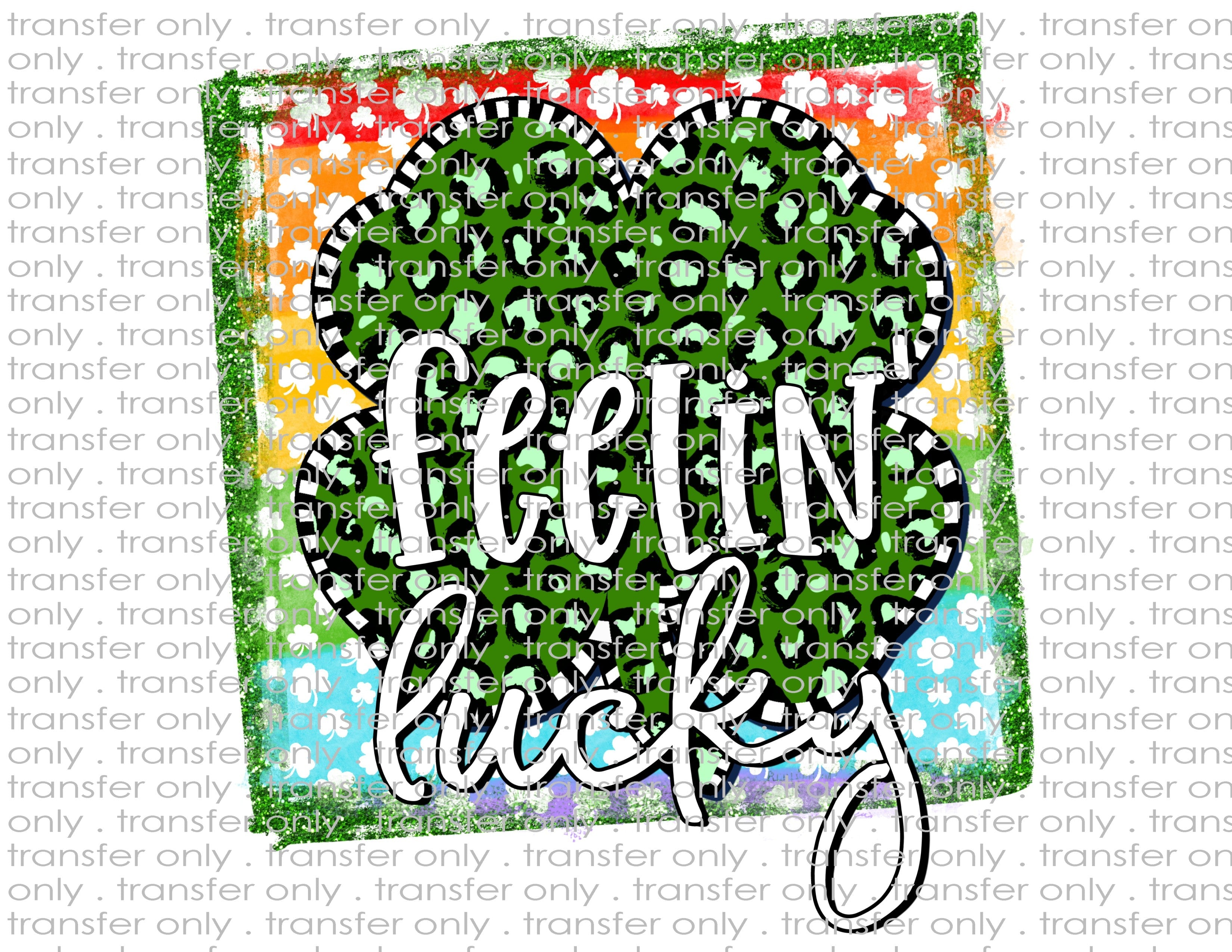 St. Patrick's Day - Waterslide, Sublimation Transfers