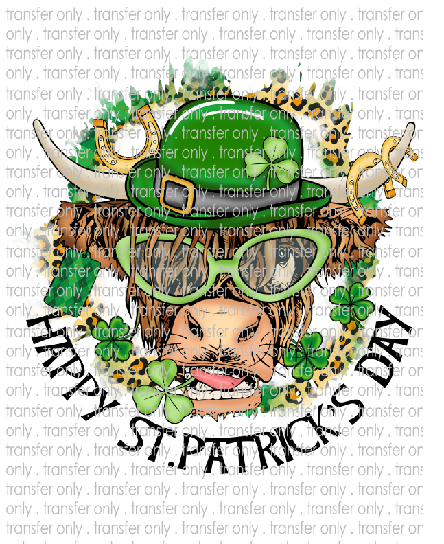 Happy St. Patrick's Day - Waterslide, Sublimation Transfers