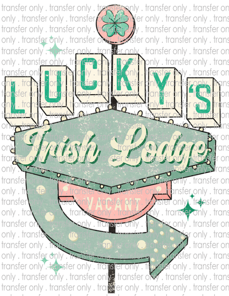 Irish Lounge - Waterslide, Sublimation Transfers