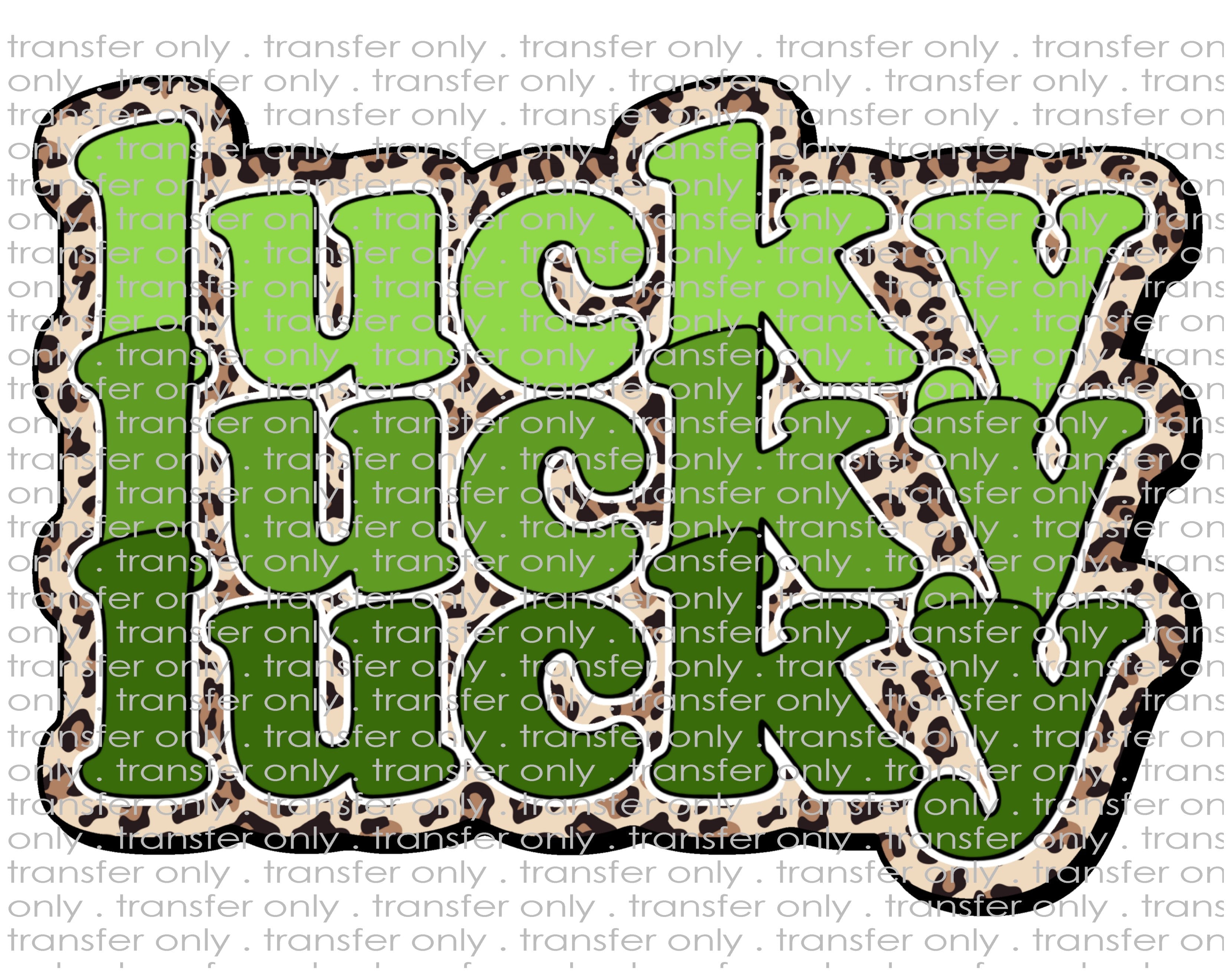 St. Patrick's Day - Waterslide, Sublimation Transfers