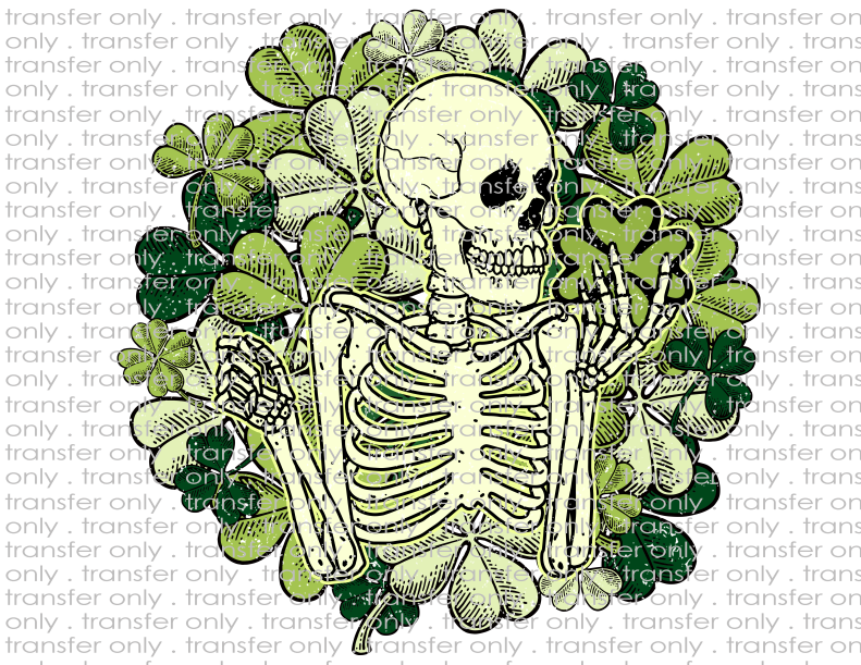 Clover Wreath - Waterslide, Sublimation Transfers