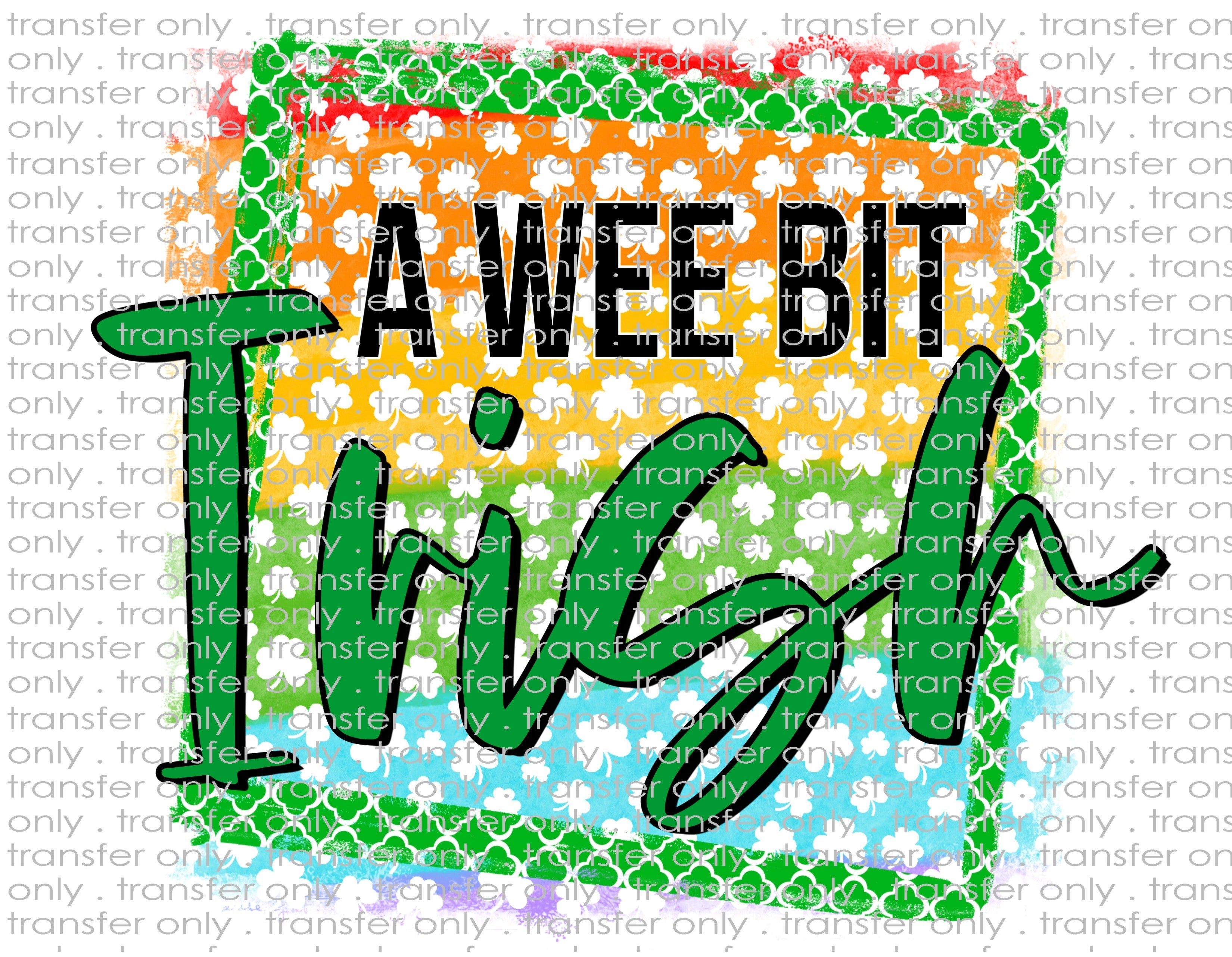 St. Patrick's Day - Waterslide, Sublimation Transfers