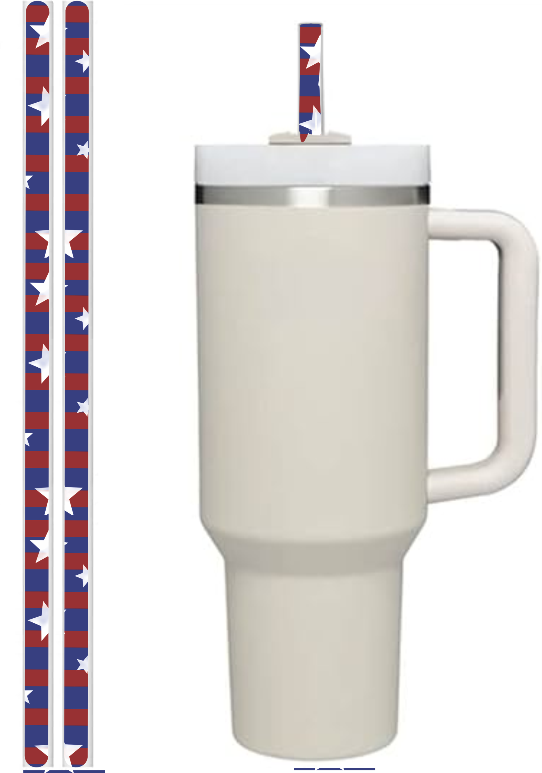 Patriotic Stars - Sublimation Transfers