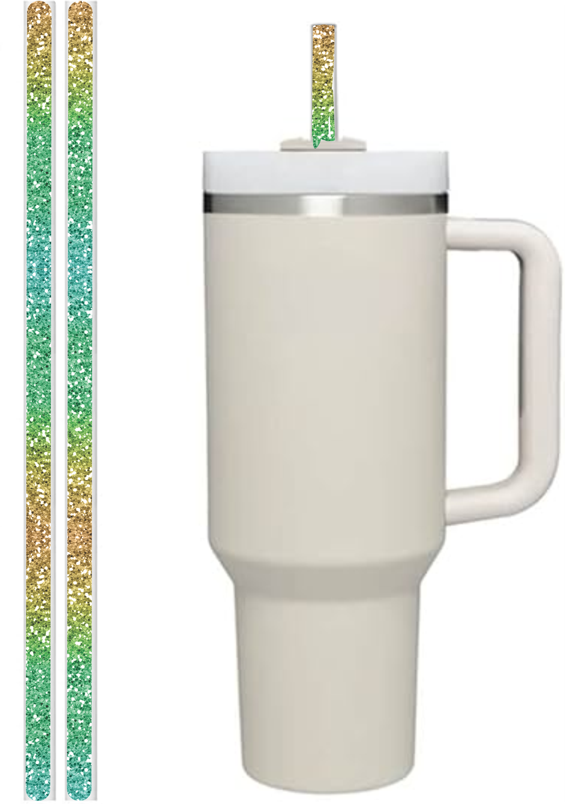 Ombre Faux Glitter - Sublimation Transfers