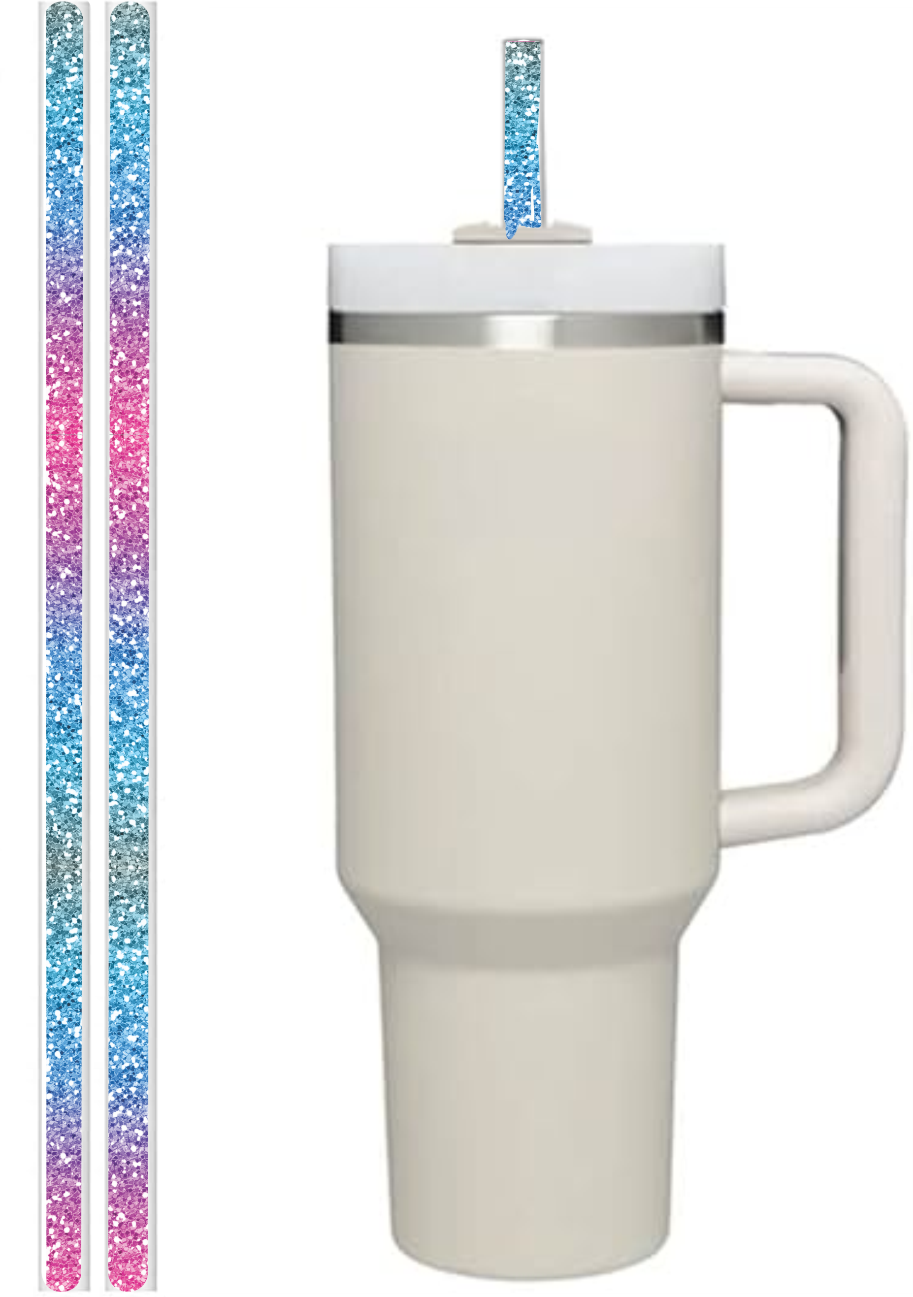 Ombre Faux Glitter - Sublimation Transfers