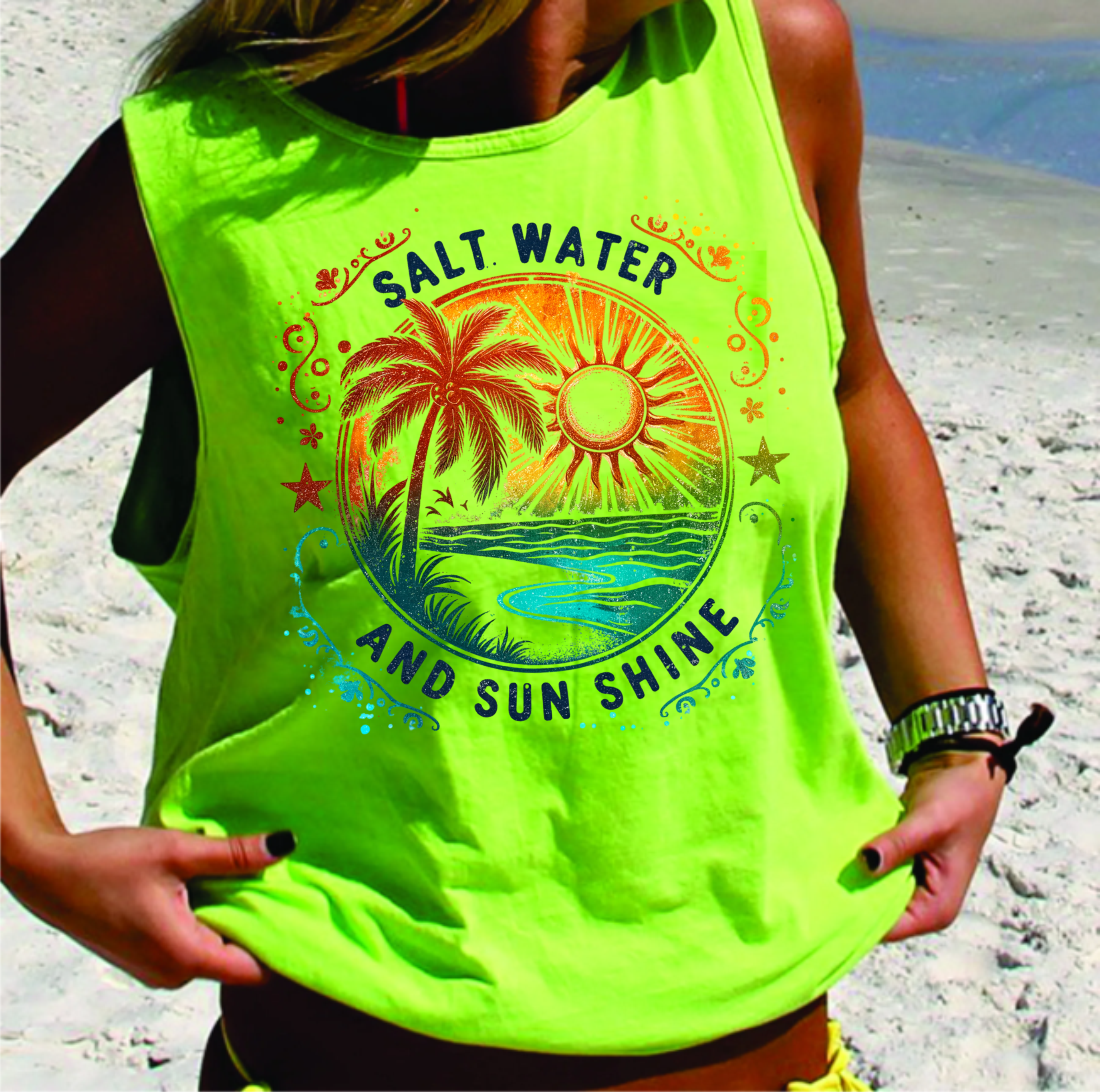 Salt Water & Sun Shine - DTF Transfer