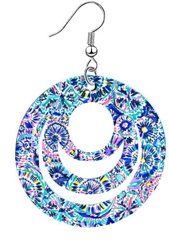 Boutique - Lilly P Inspired - Round Template Transfers