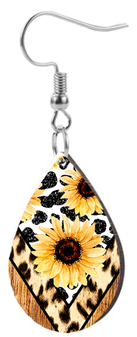 Sunflower - Teardrop Template Transfer