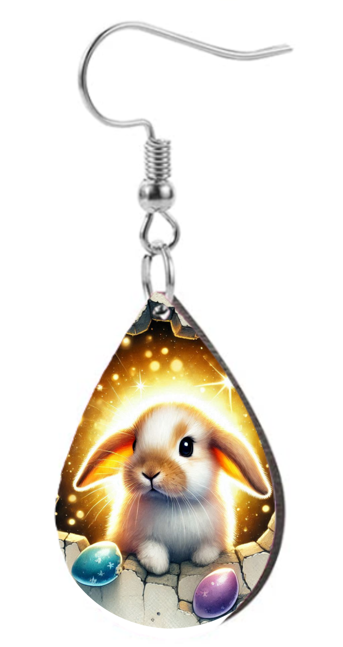 Easter Bunny  - Teardrop Template Transfer