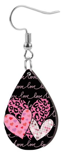 Valentine's Hearts - Teardrop Template Transfer