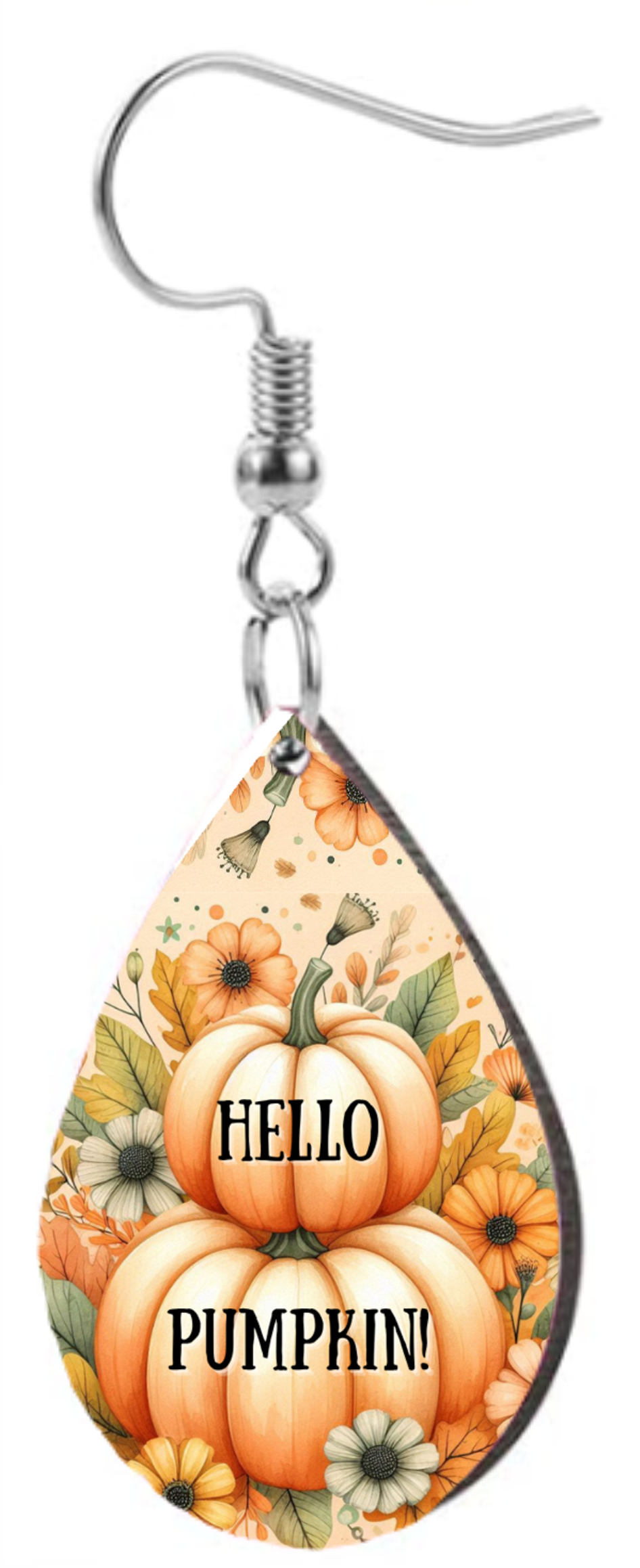 Hello Pumpkin - Teardrop Template Transfer