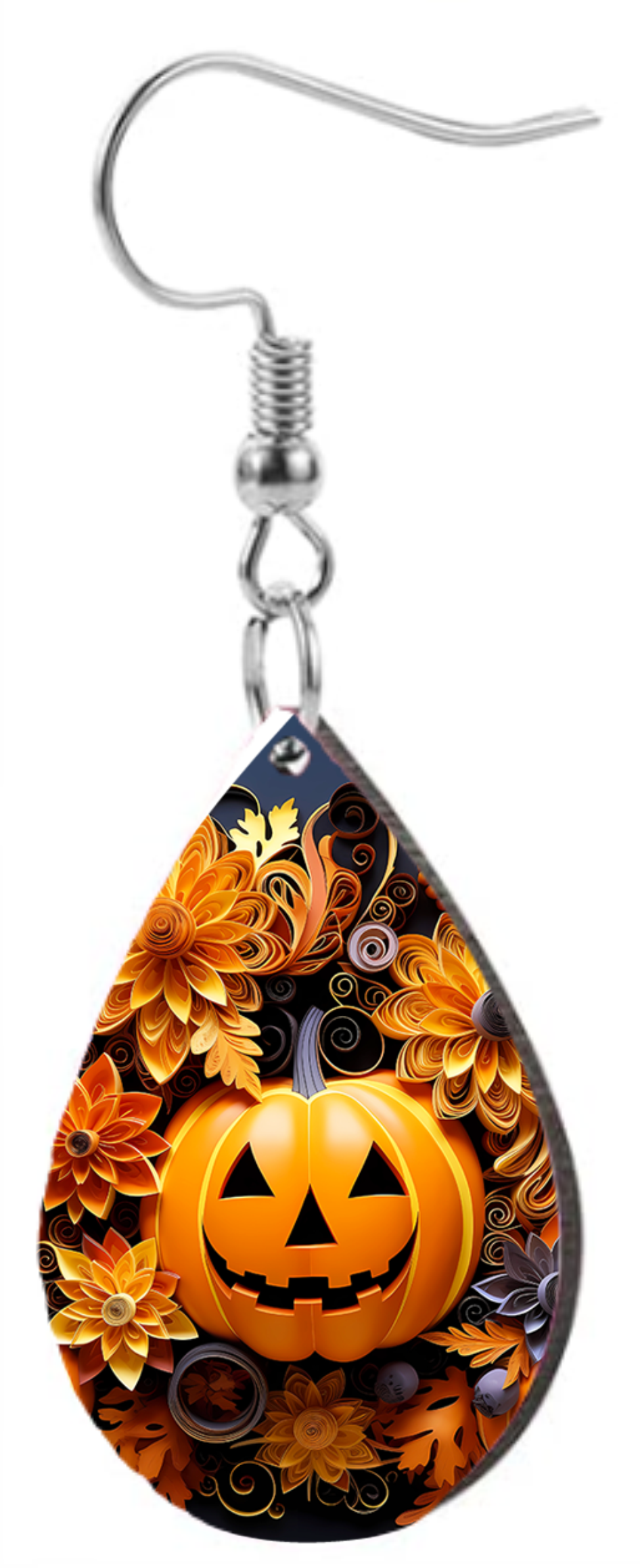 Jack-o-lantern - Teardrop Template Transfer