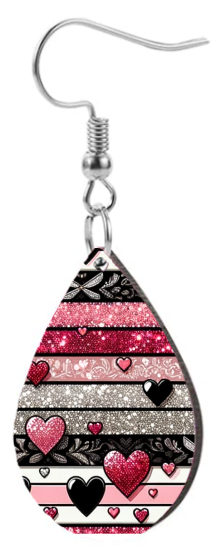 Hearts - Teardrop Template Transfer