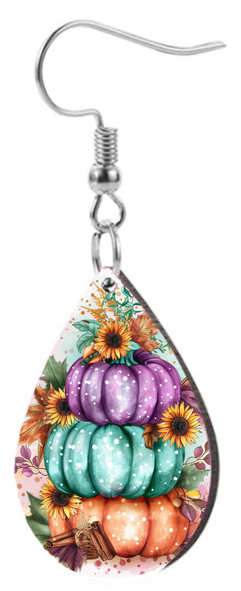 Pumpkin Stack - Teardrop Template Transfer