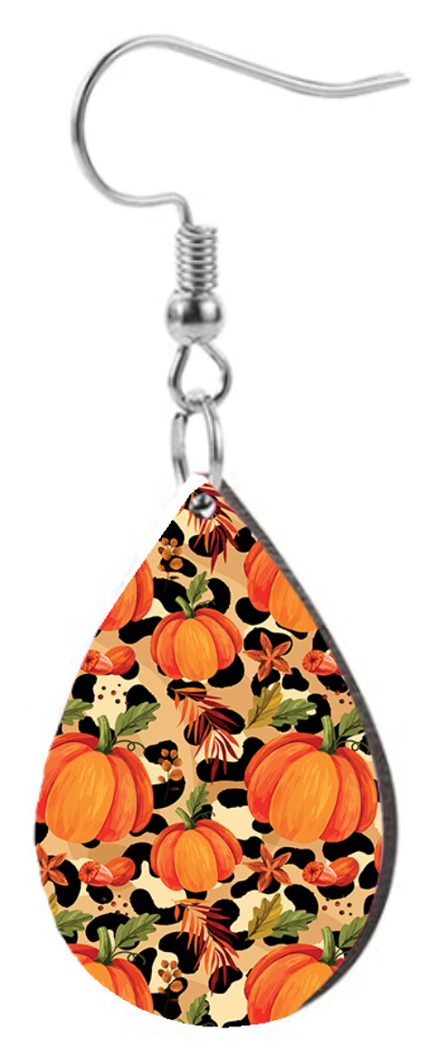 Autumn Pumpkins - Teardrop Template Transfer