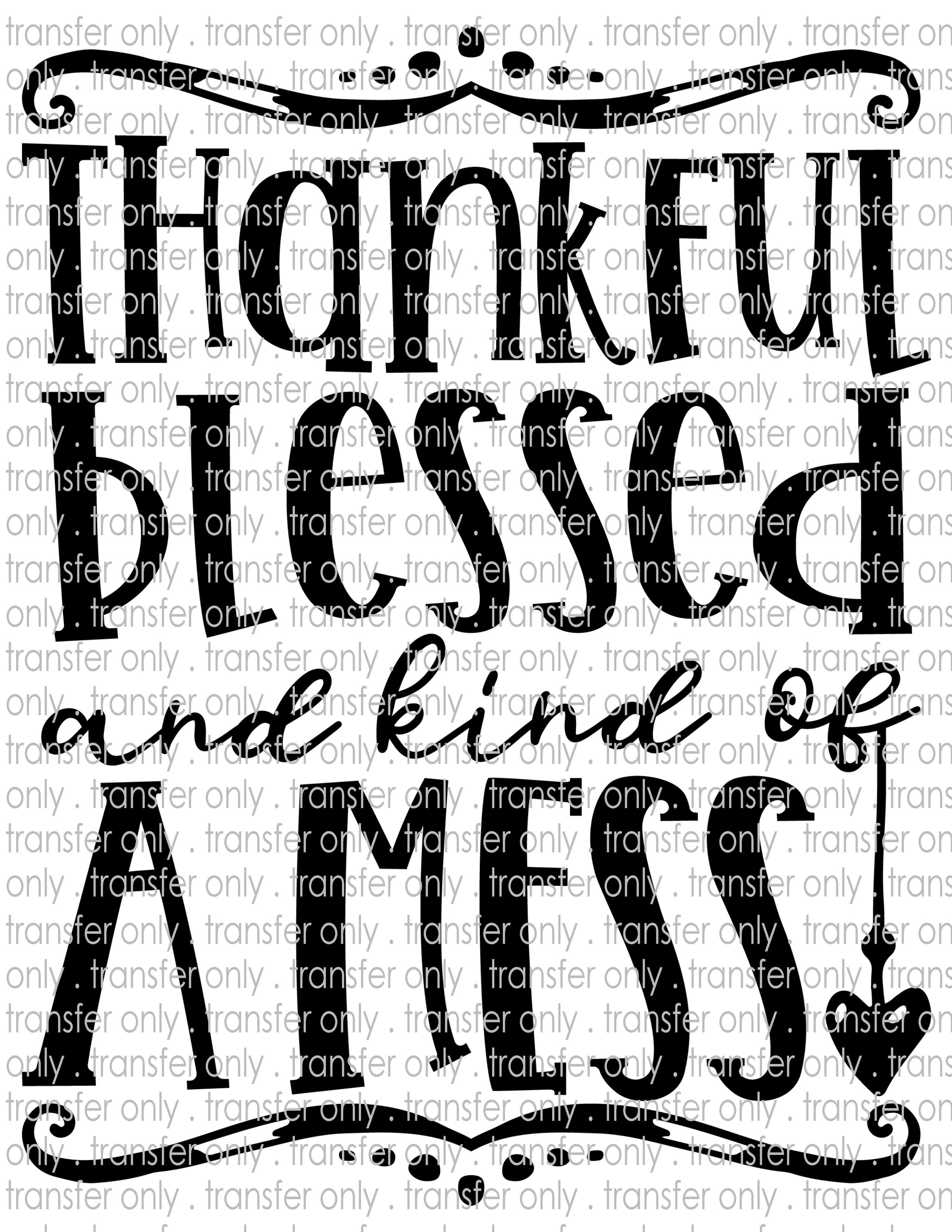 Thanksgiving - Waterslide, Sublimation Transfers