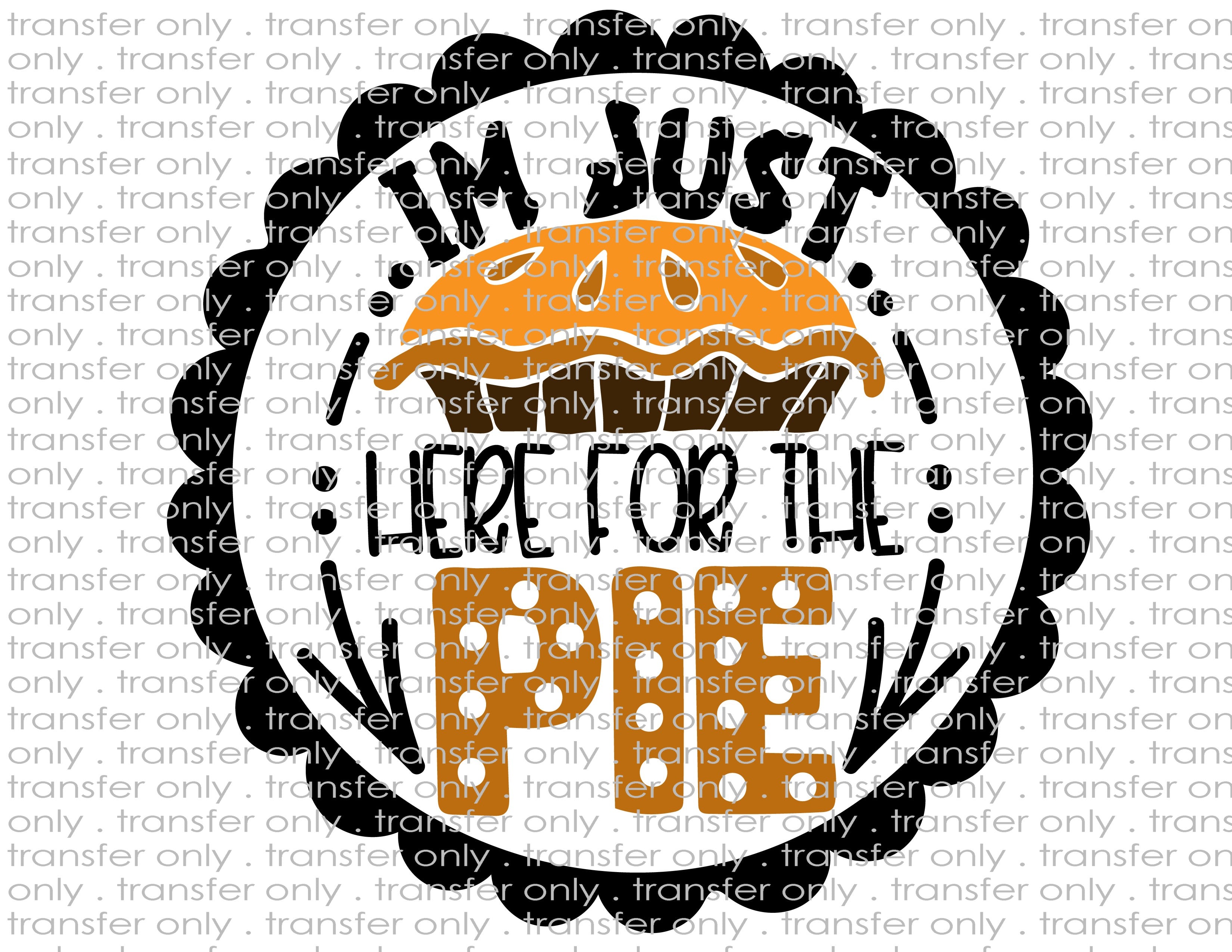 Thanksgiving - Waterslide, Sublimation Transfers