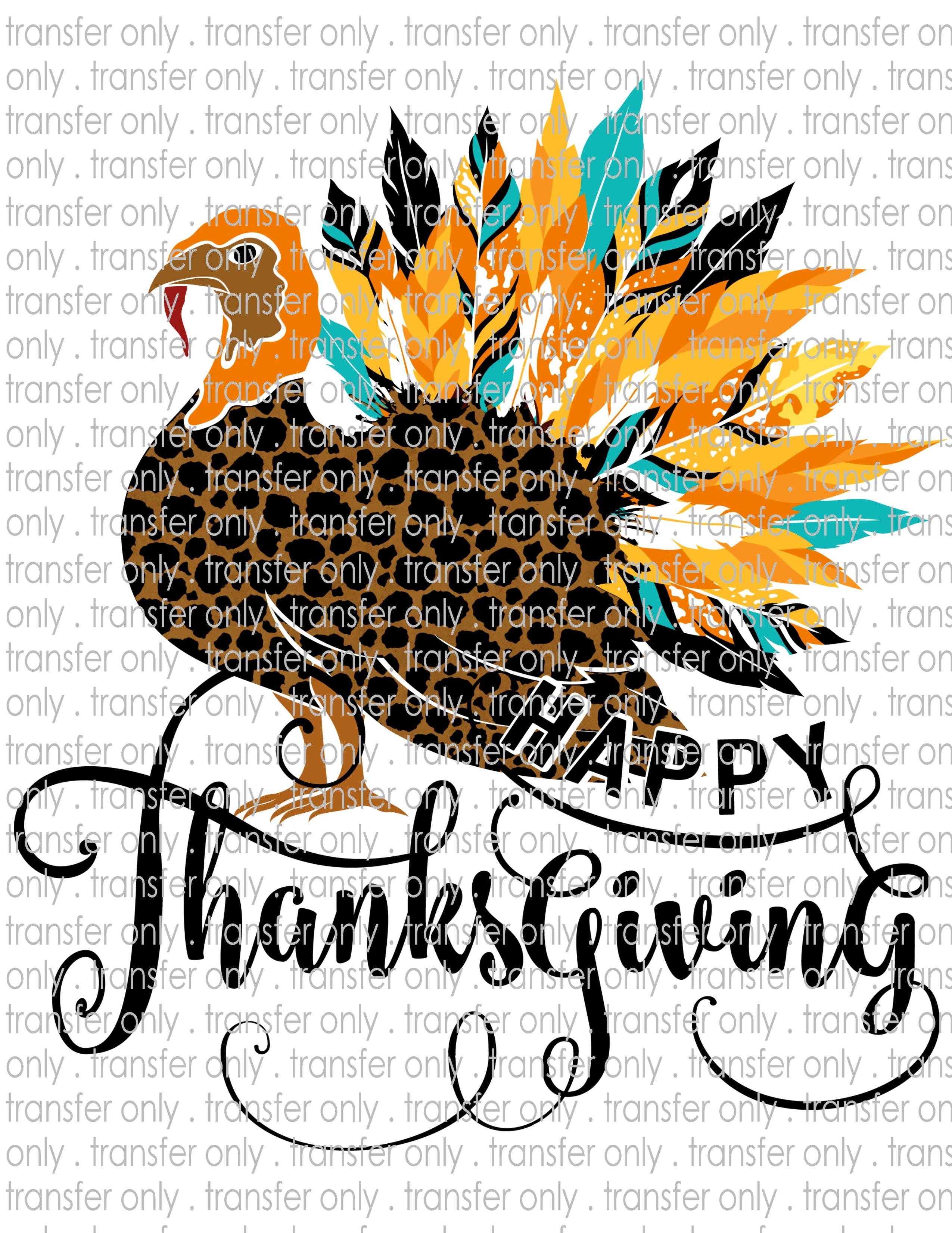 Thanksgiving - Waterslide, Sublimation Transfers