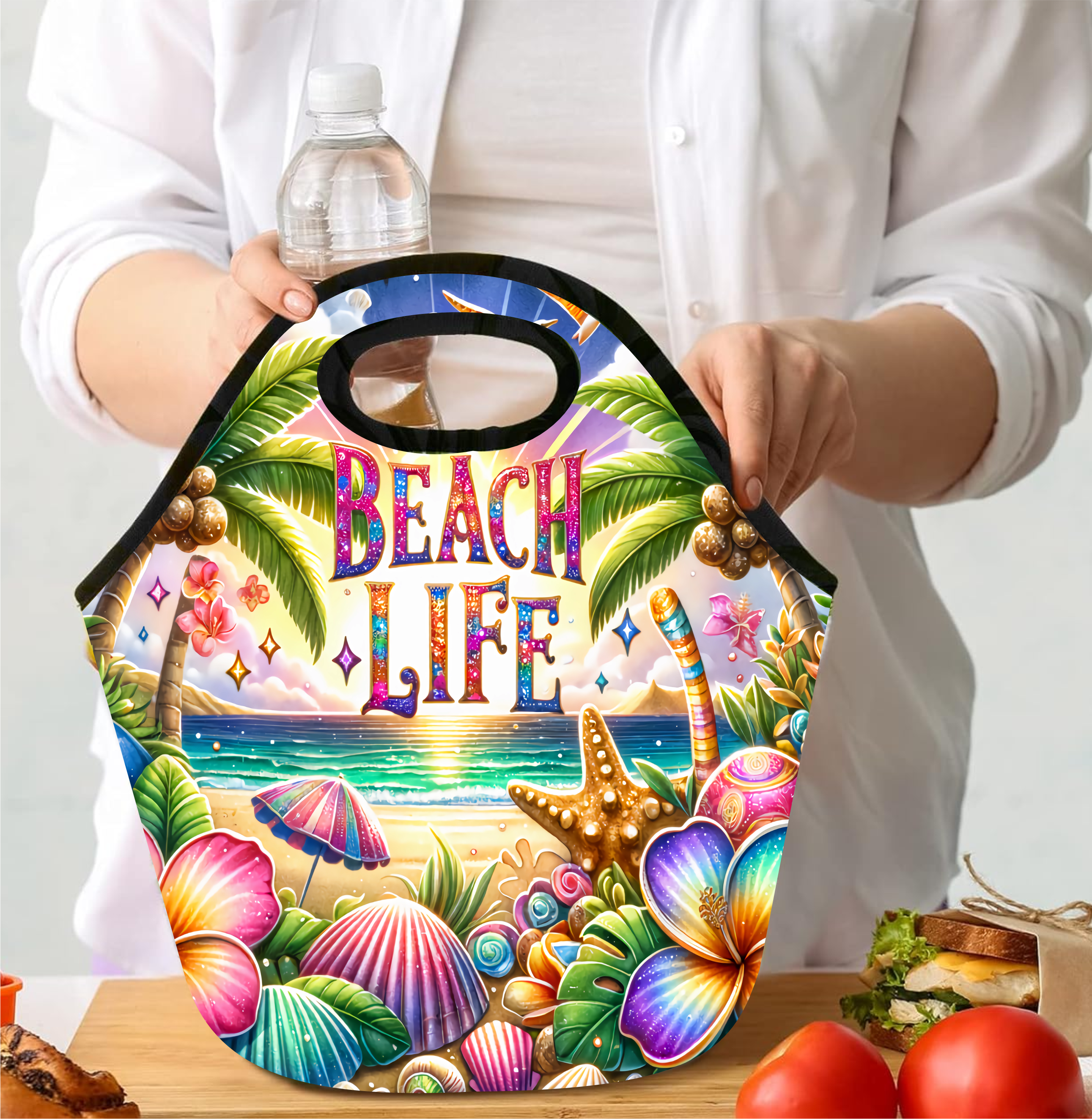 Beach Life - Lunch Tote - Sublimation Transfer