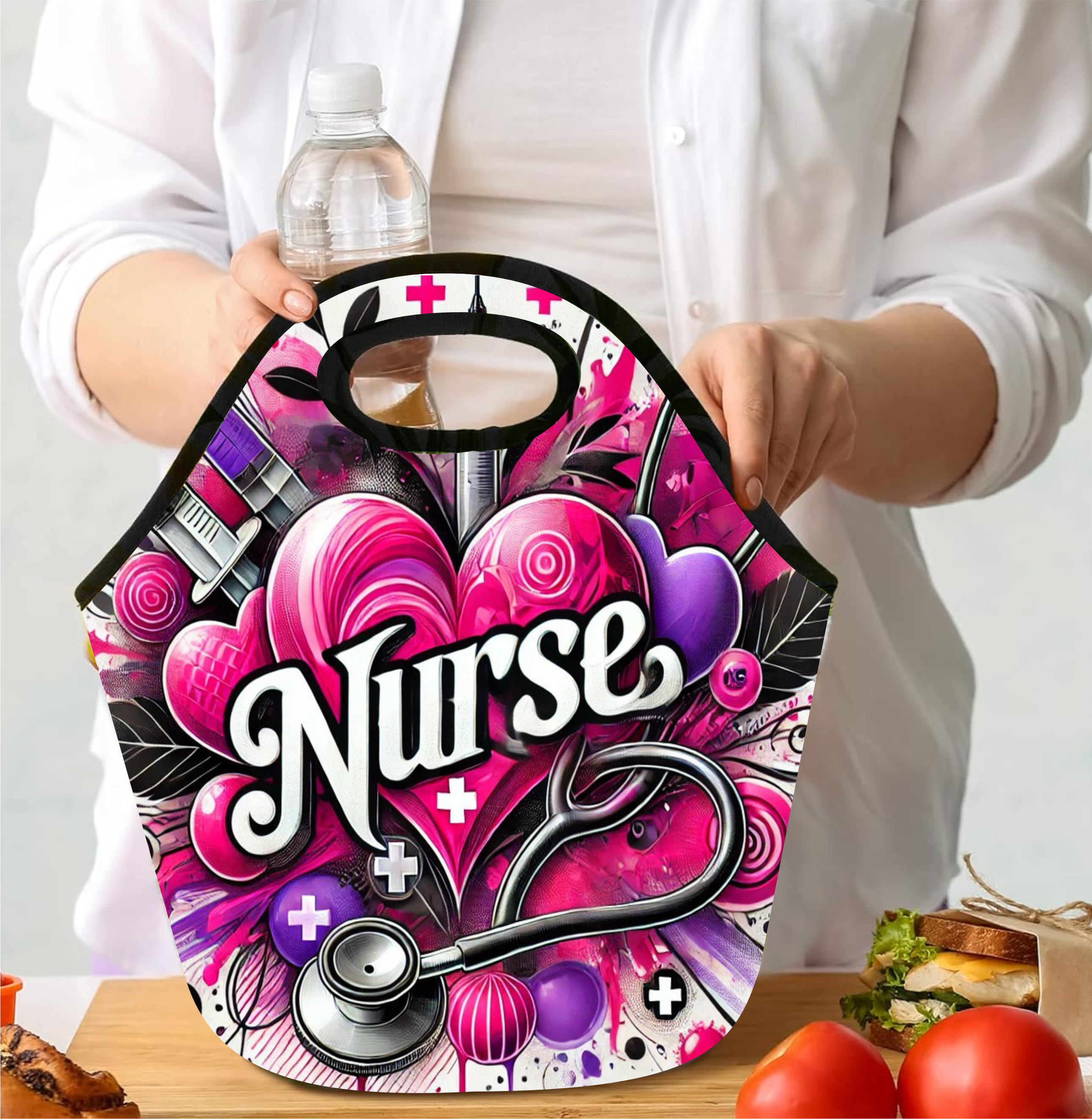 Nurse - Lunch Tote - Sublimation Transfer