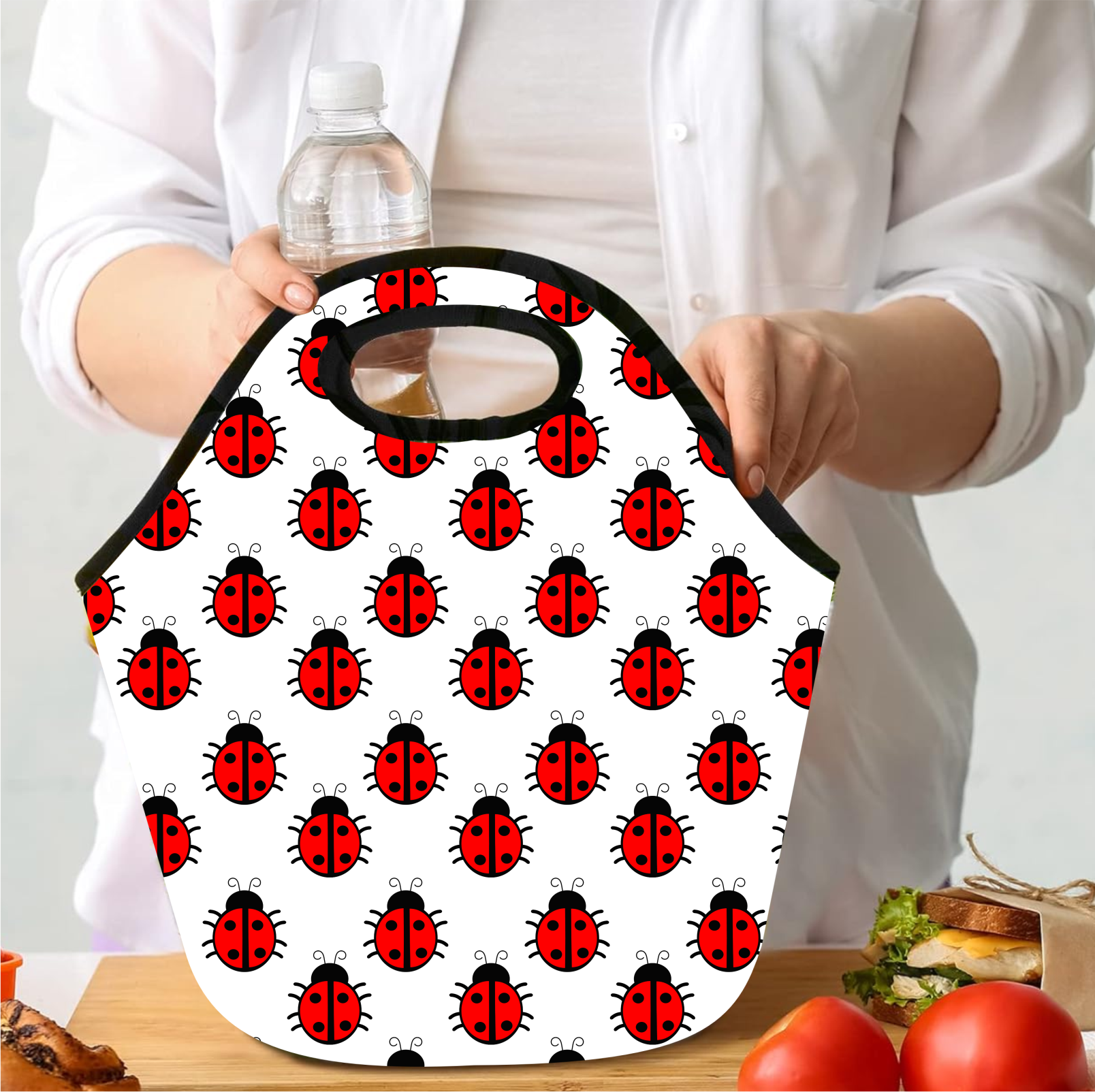 Lady Bugs - Lunch Tote - Sublimation Transfer