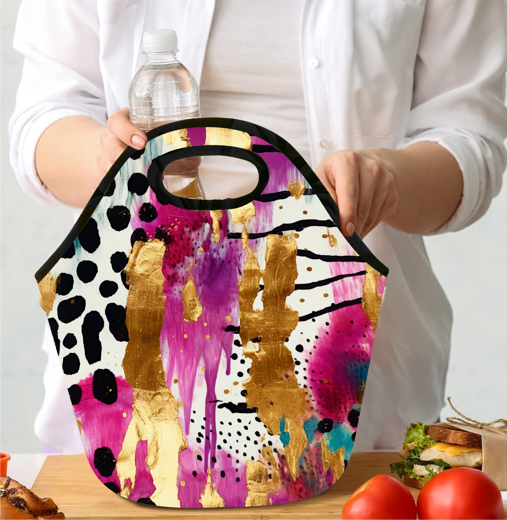 Abstract - Lunch Tote - Sublimation Transfer