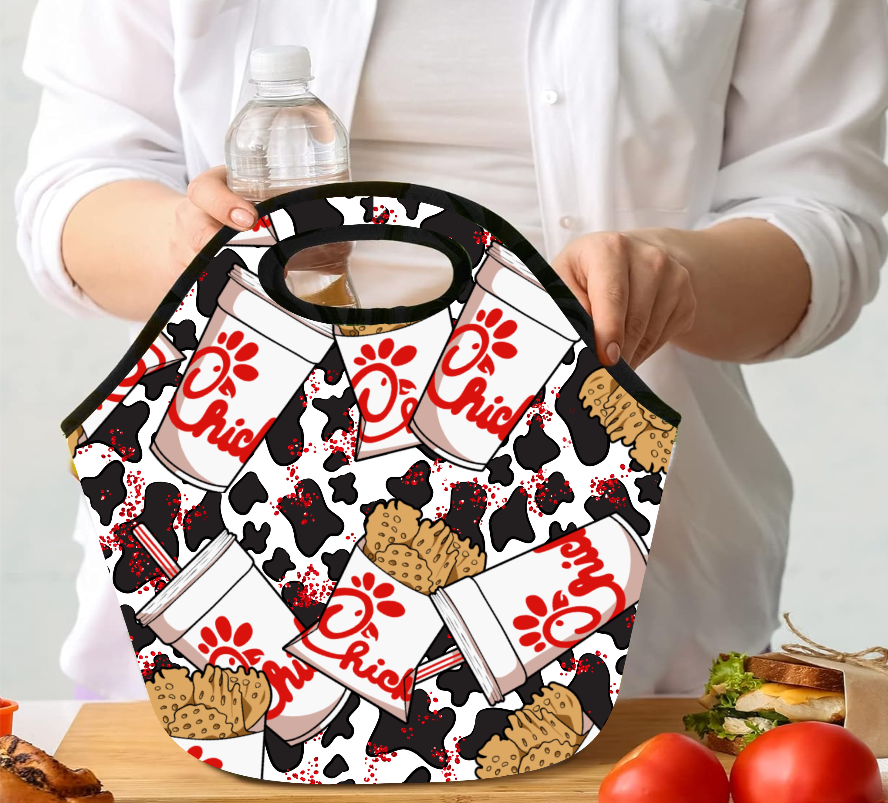 Fast Food - Lunch Tote - Sublimation Transfer