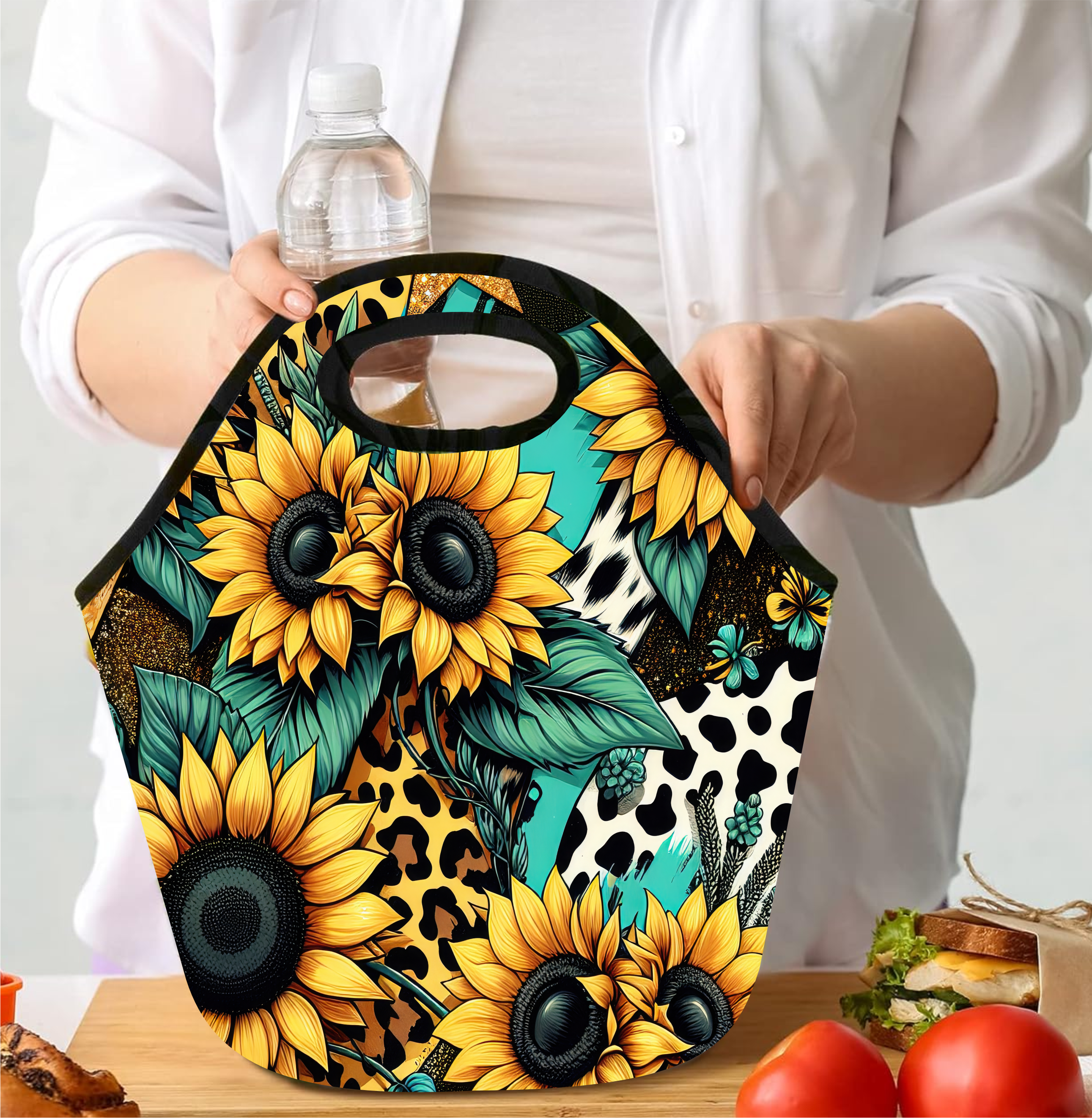 Sunflowers - Lunch Tote - Sublimation Transfer