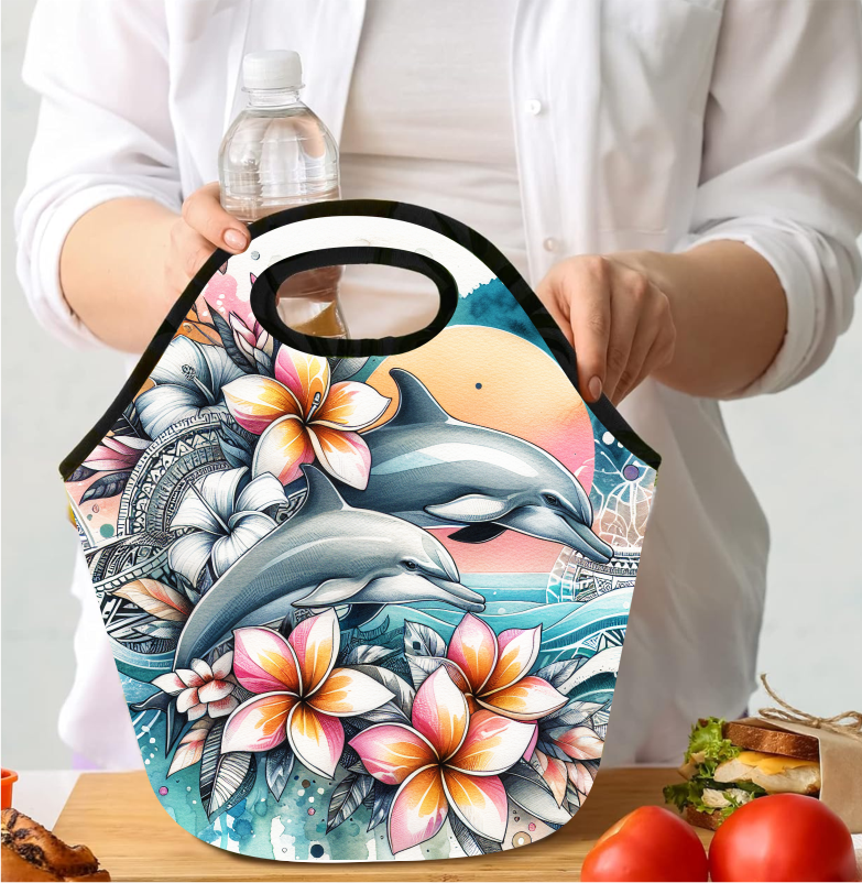 Jumping Dolphins - Lunch Tote - Sublimation Transfer
