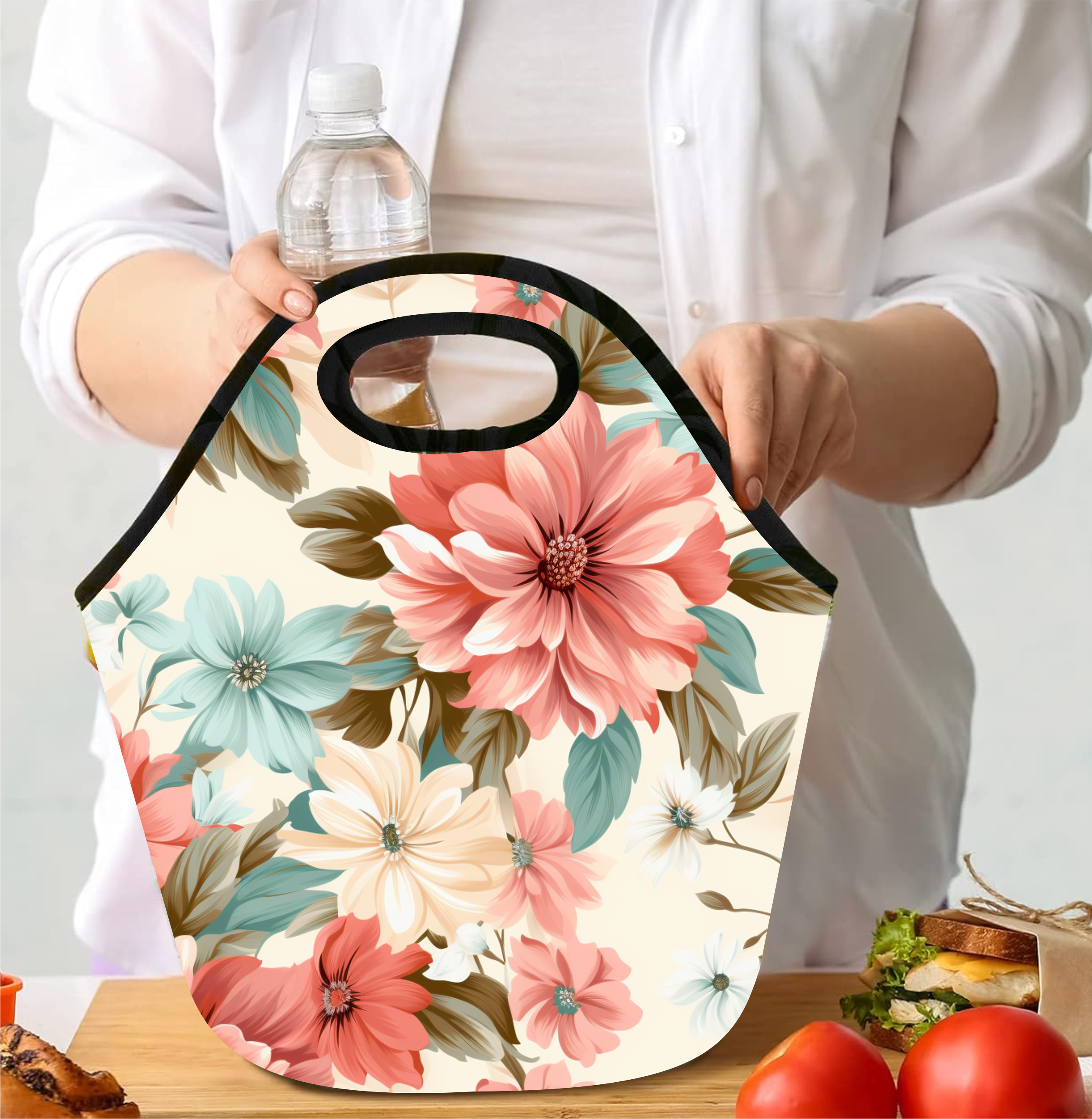 Floral - Lunch Tote - Sublimation Transfer