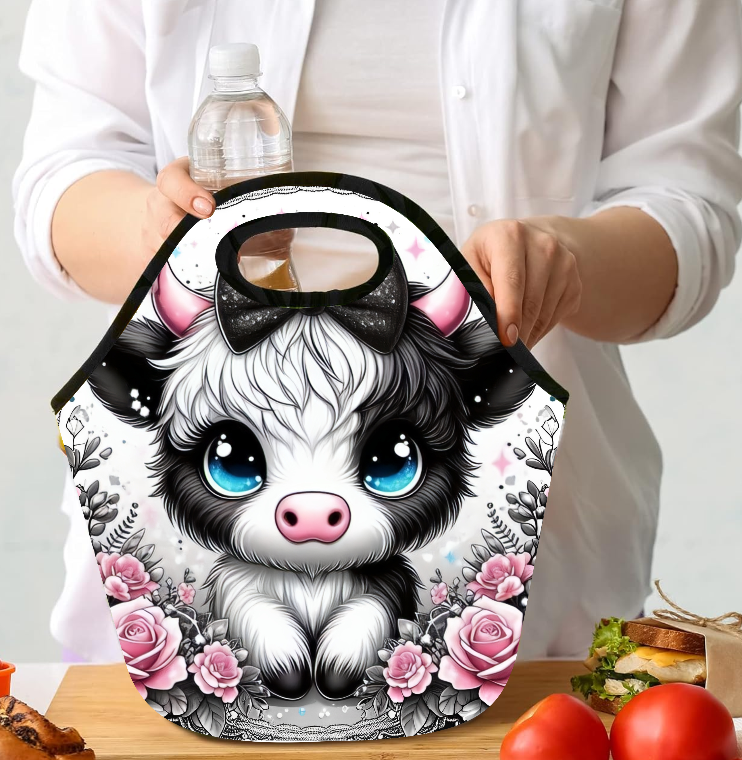 Country Cow - Lunch Tote - Sublimation Transfer