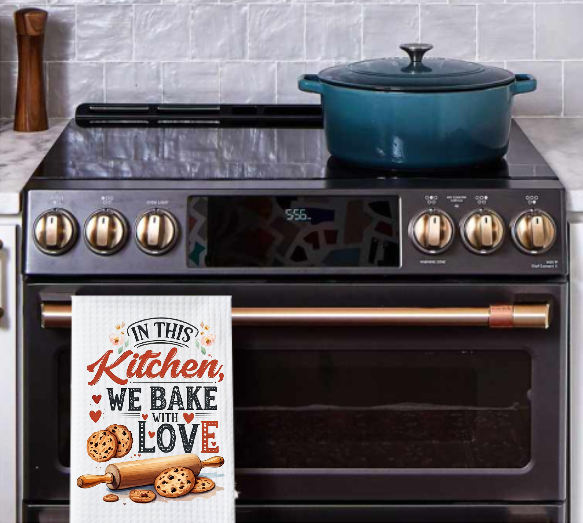 In This Kitchen We Bake With Love - Kitchen Designs - Sublimation Transfer