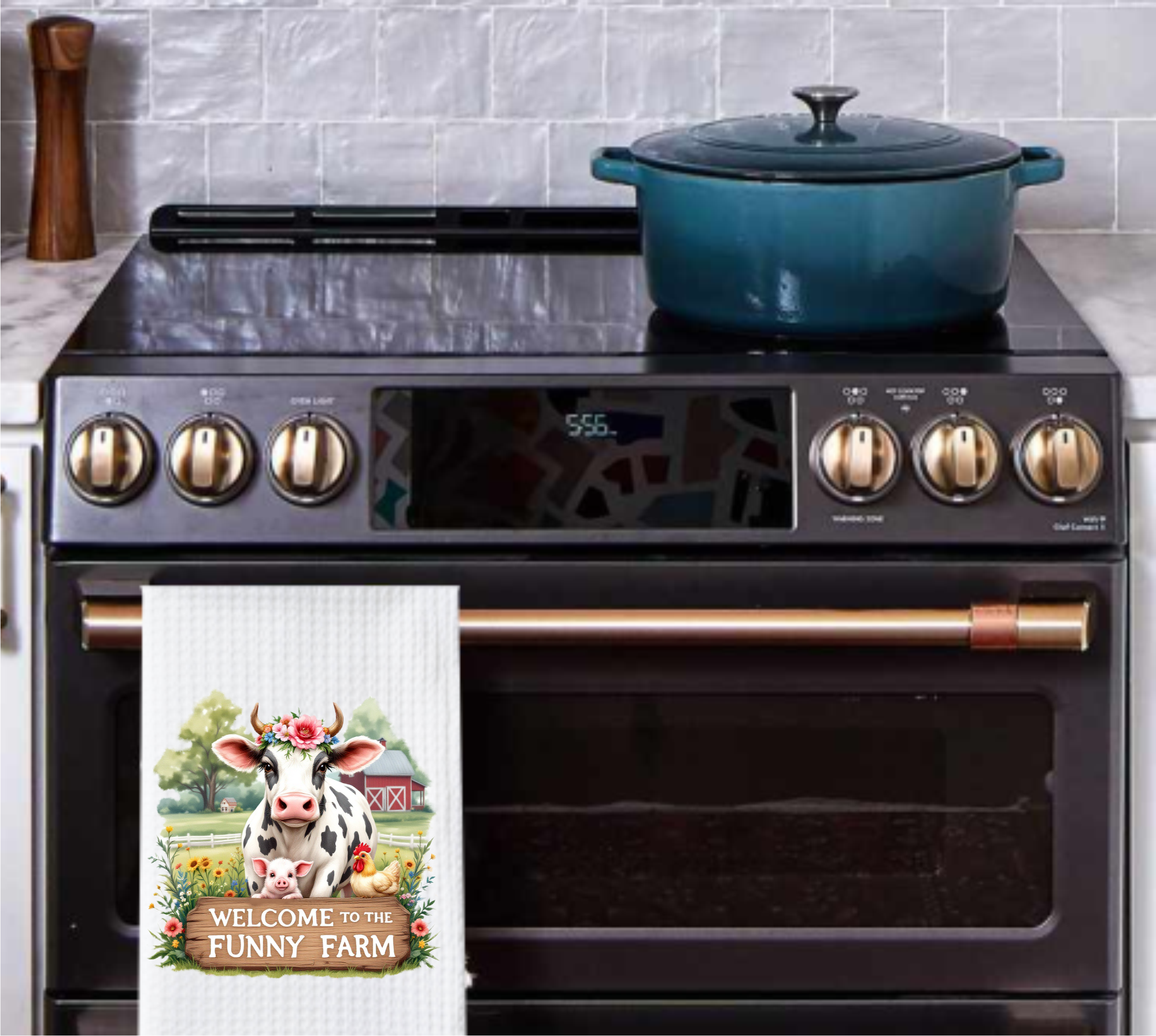 Welcome To The Funny Farm - Kitchen Designs - Sublimation Transfer