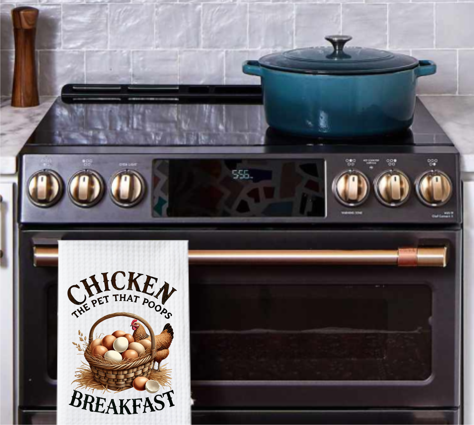 Chickens, The Pet That Poops Breakfast - Kitchen Designs - Sublimation Transfer