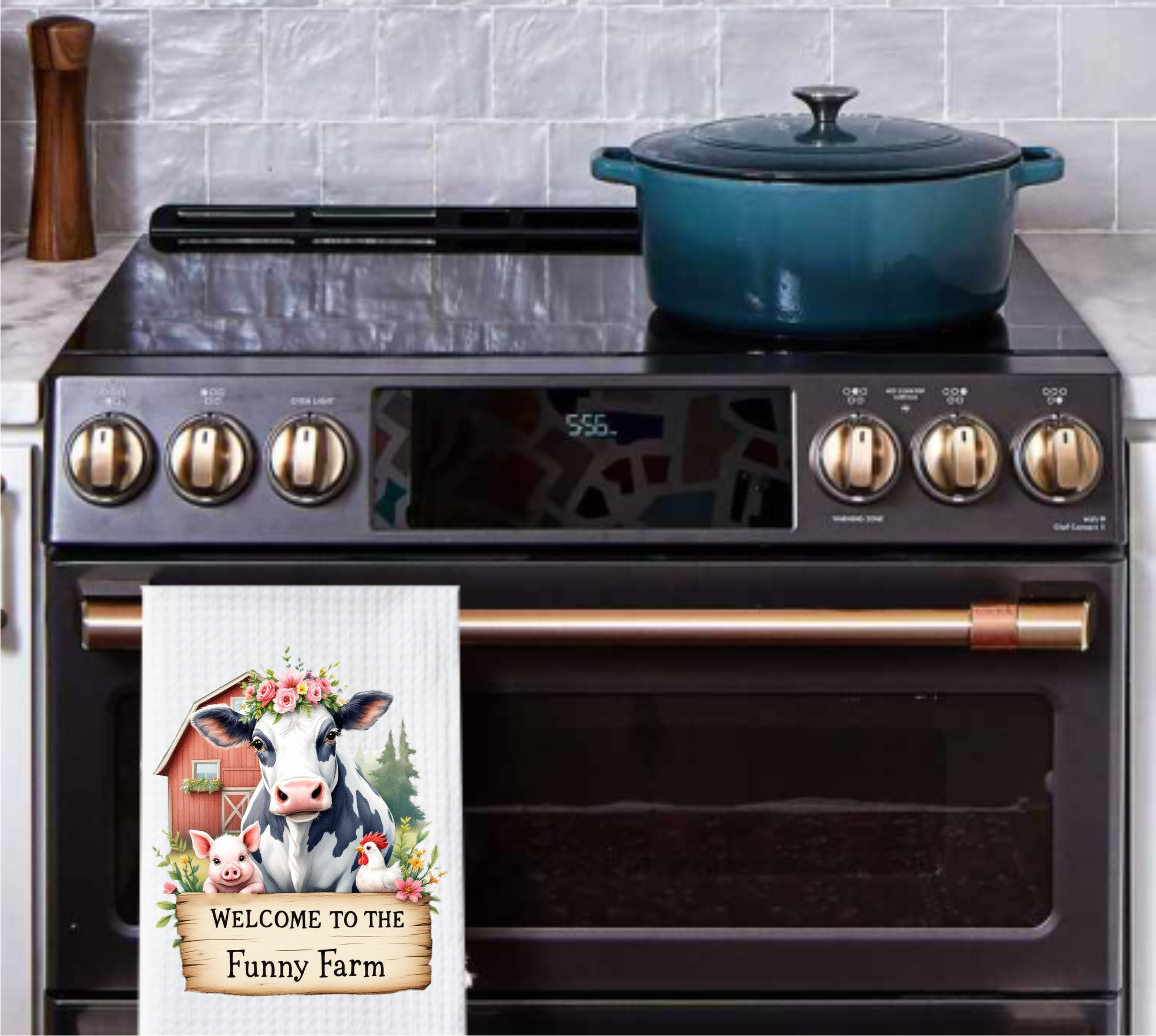 Welcome To The Funny Farm - Kitchen Designs - Sublimation Transfer