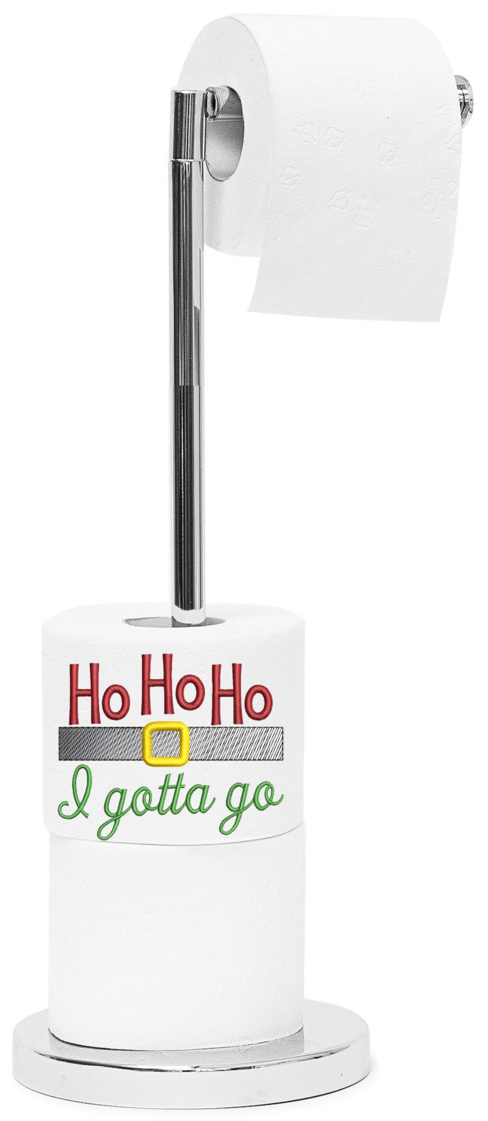 Faux Embroidered - Ho Ho Ho I Gotta Go - Sublimation Transfer