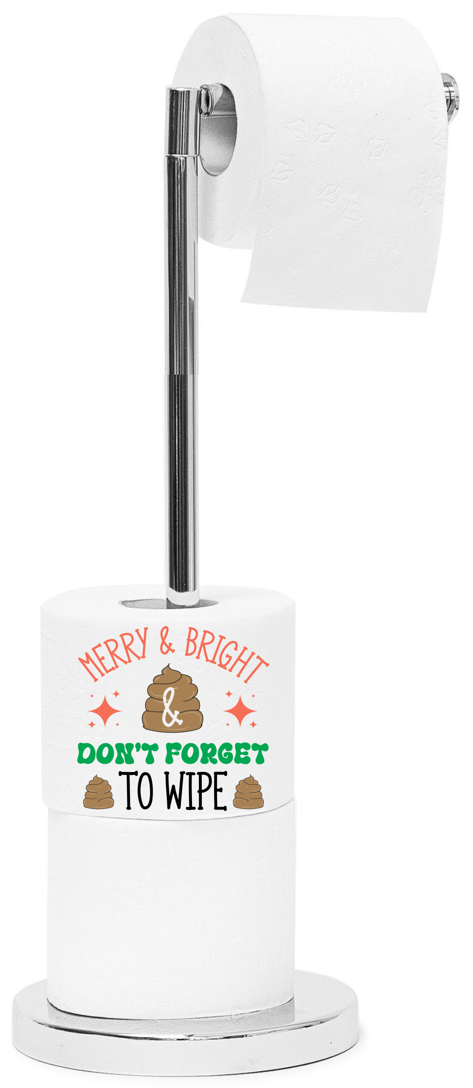 Merry & Bright Don't Forget To Wipe - Sublimation Transfer