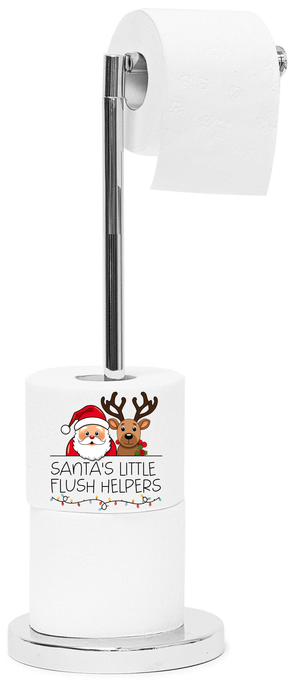 Santa's Little Flush Helper - Sublimation Transfer
