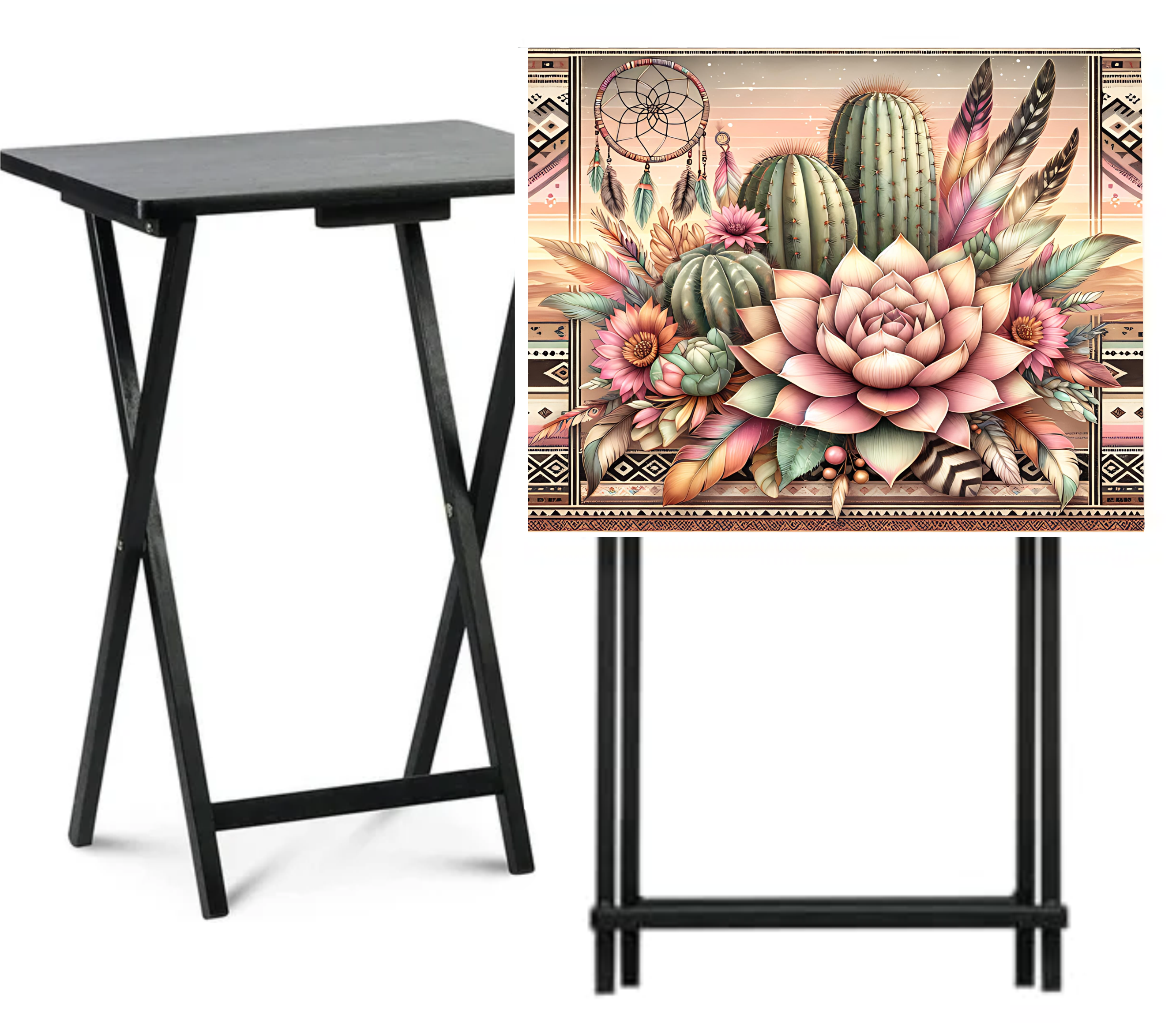 Cactus & Floral- Tray Table Wrap