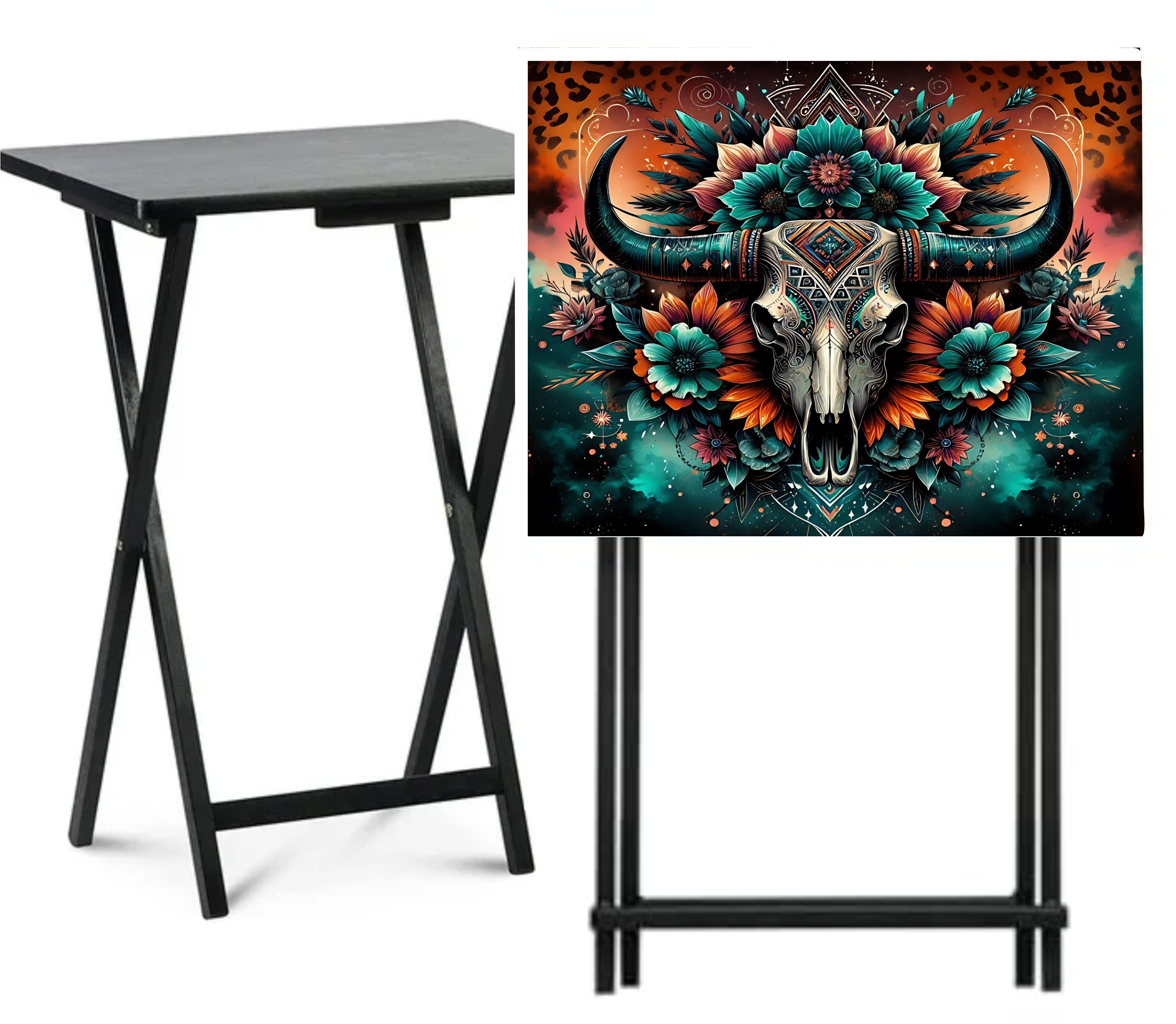 Country Western Skull - Tray Table Wrap
